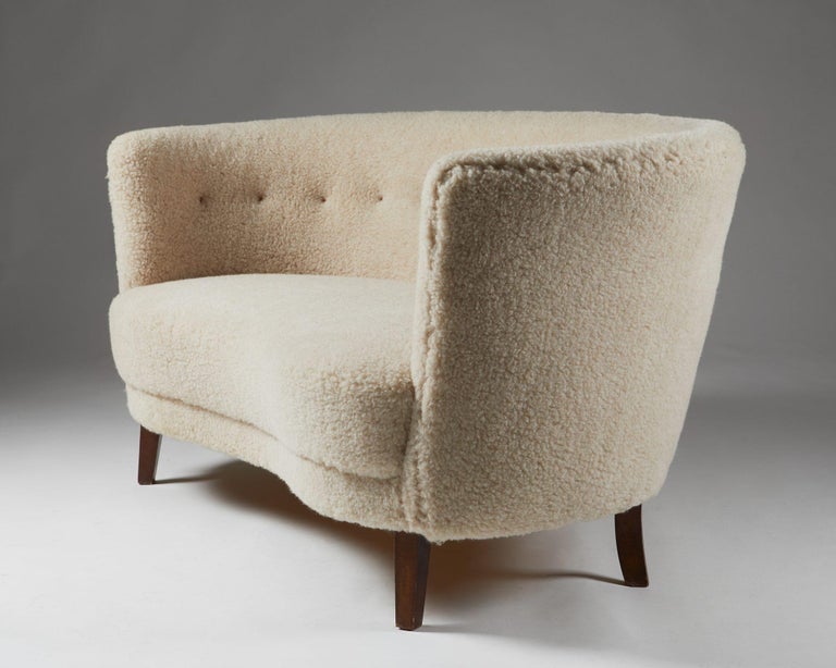 Mid-Century Modern Sofa, Anonymous, Denmark, 1950's For Sale