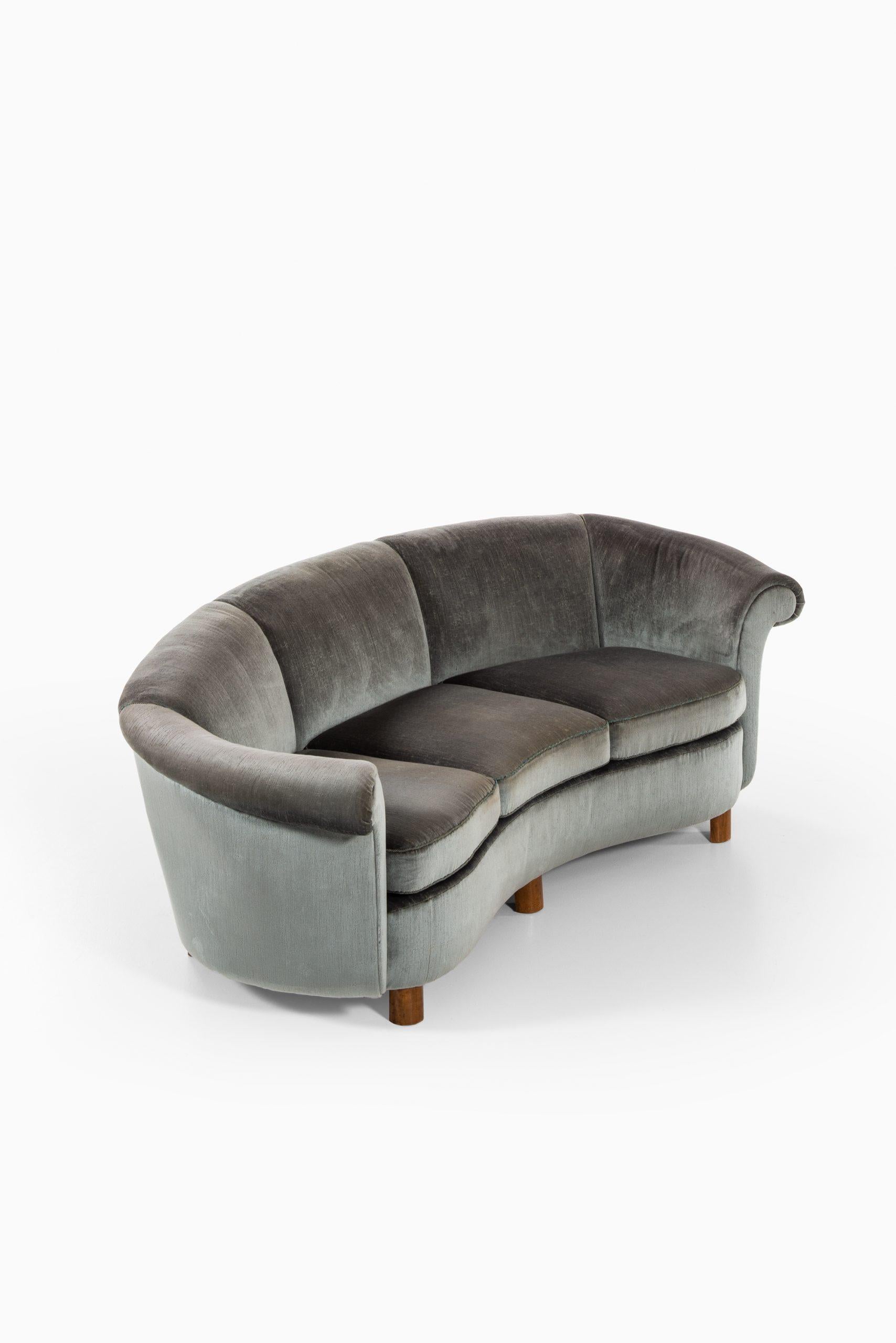 Fabric Sofa Attributed to Otto Schulz Produced by Boet in Sweden