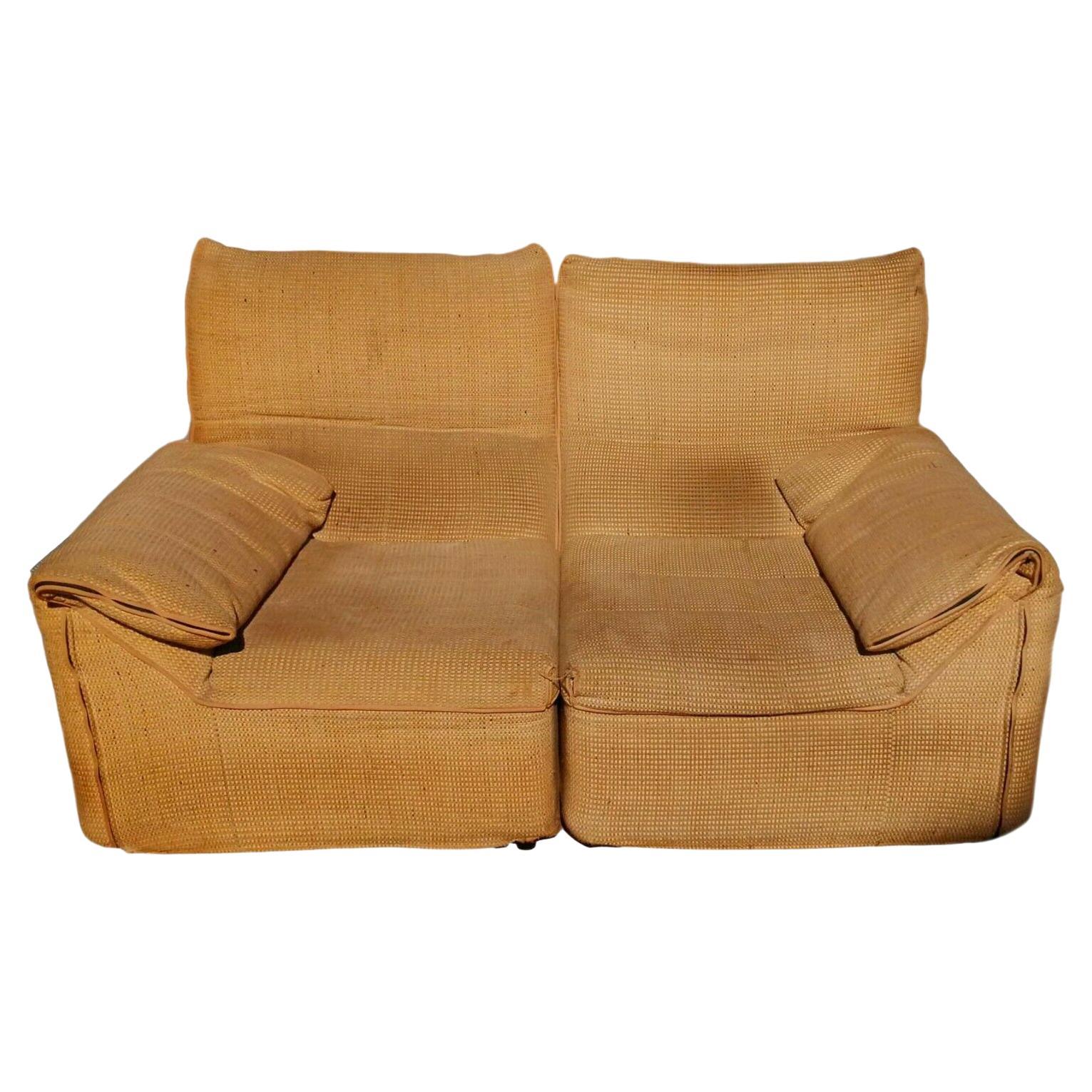 Sofa "Baia" Design Antonio Citterio E Paolo Nava for B&B, 1970s For Sale