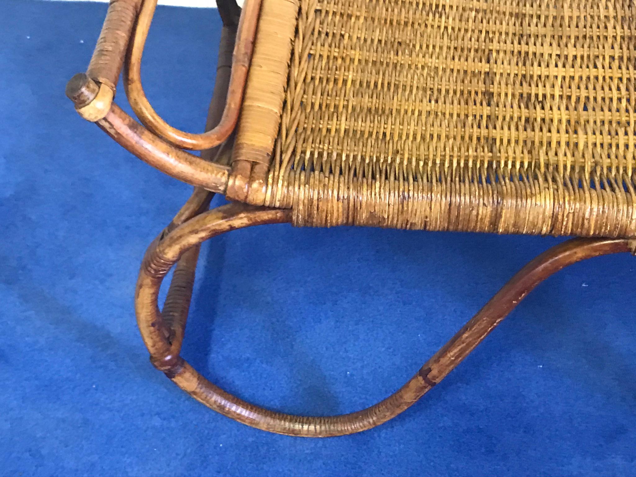 Sofa Bamboo, 1930 For Sale 4