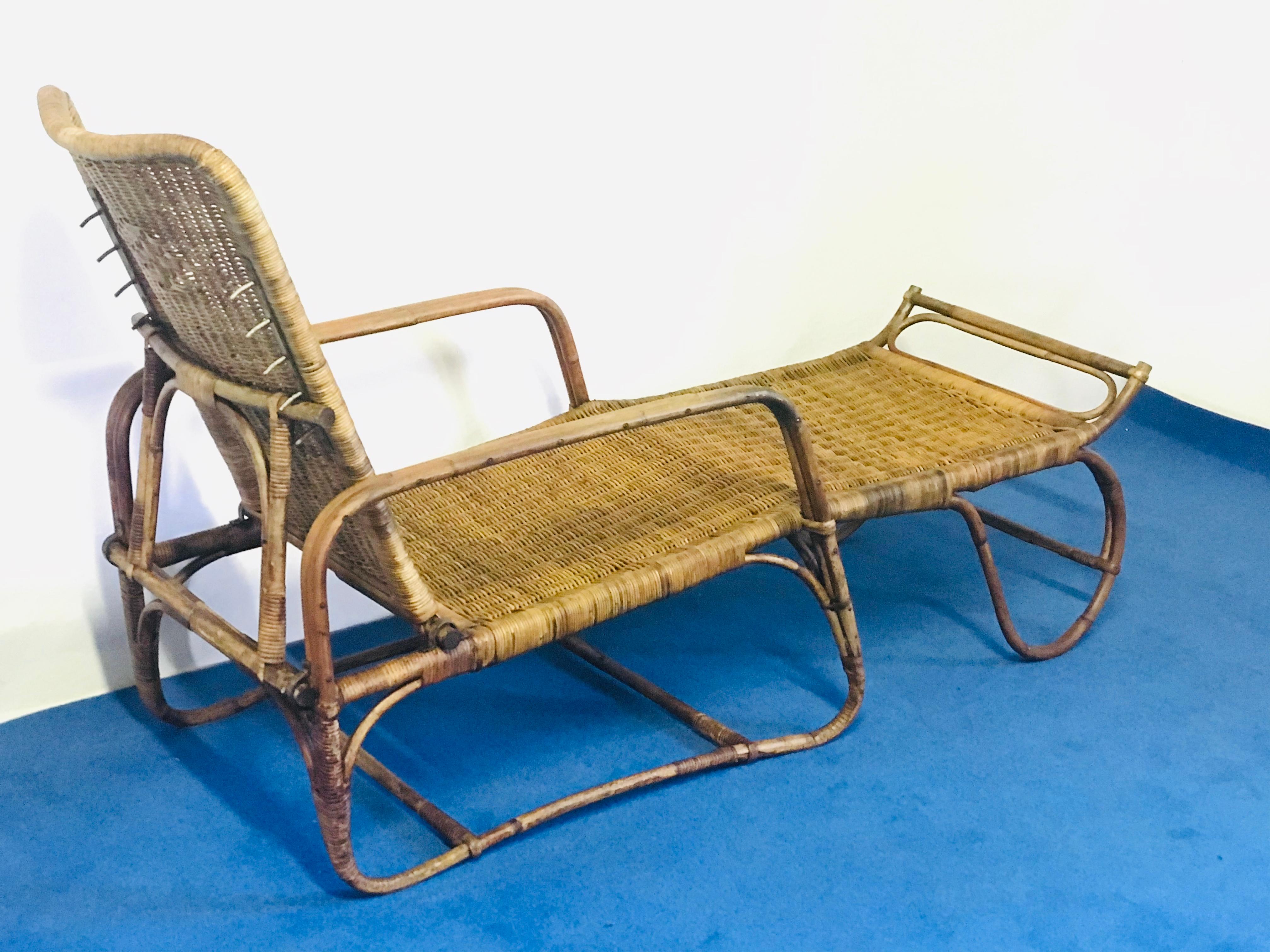 Sofa Bamboo, 1930 For Sale 1