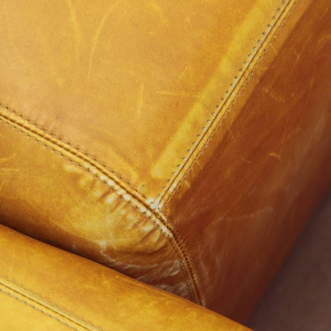 Sofa Bed 711 in Brown Leather by Tito Agnoli for Cinova, 1960s 6