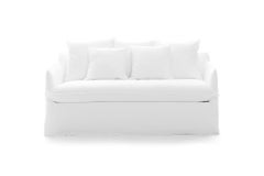 Schlafsofa Gervasoni Ghost 13 design Paola Navone - Weißes Leinen