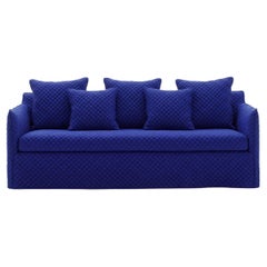Sofa bed Gervasoni Ghost 19 design Paola Navone - 3D Blue
