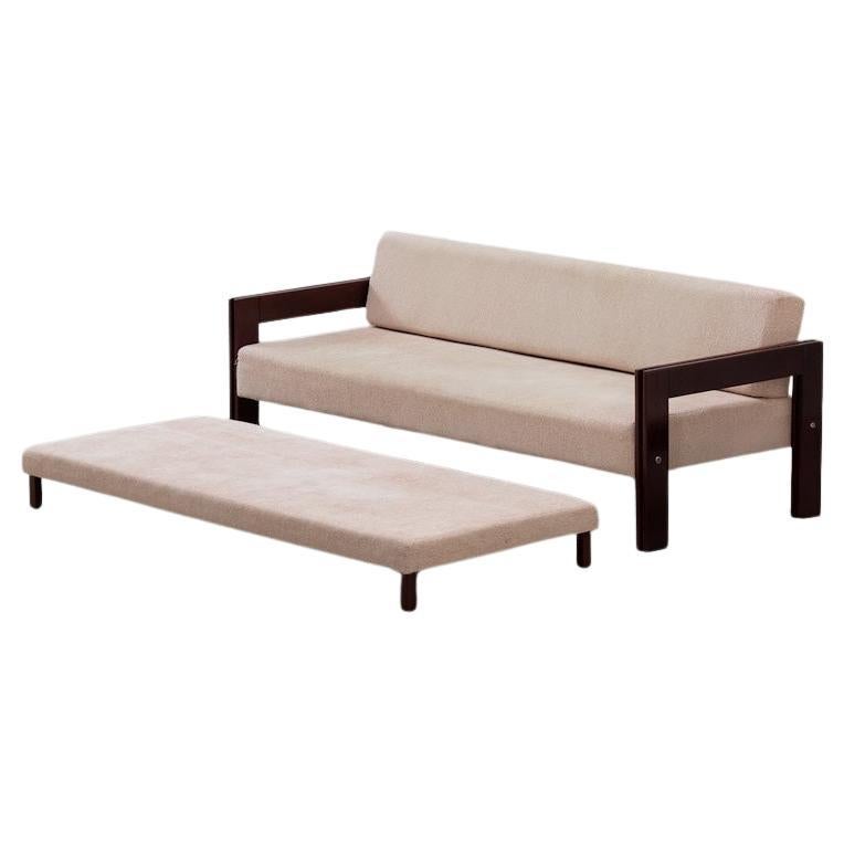 sofa bed with daybed, MP-85 design by Percival Lafer, 1970. For Sale