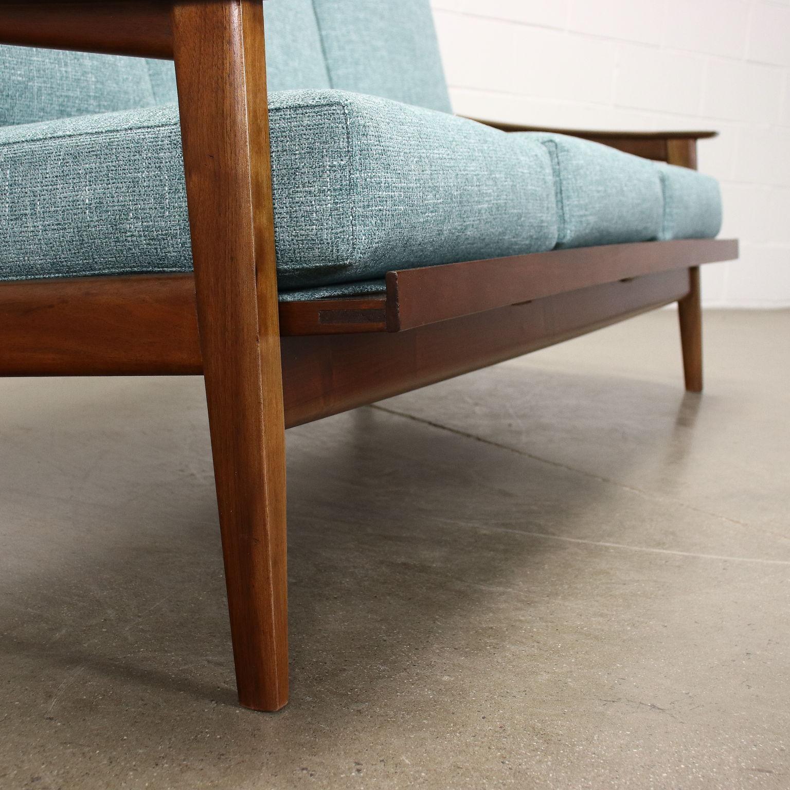 Mid-20th Century Sofa Beech Foam Italy 1960s