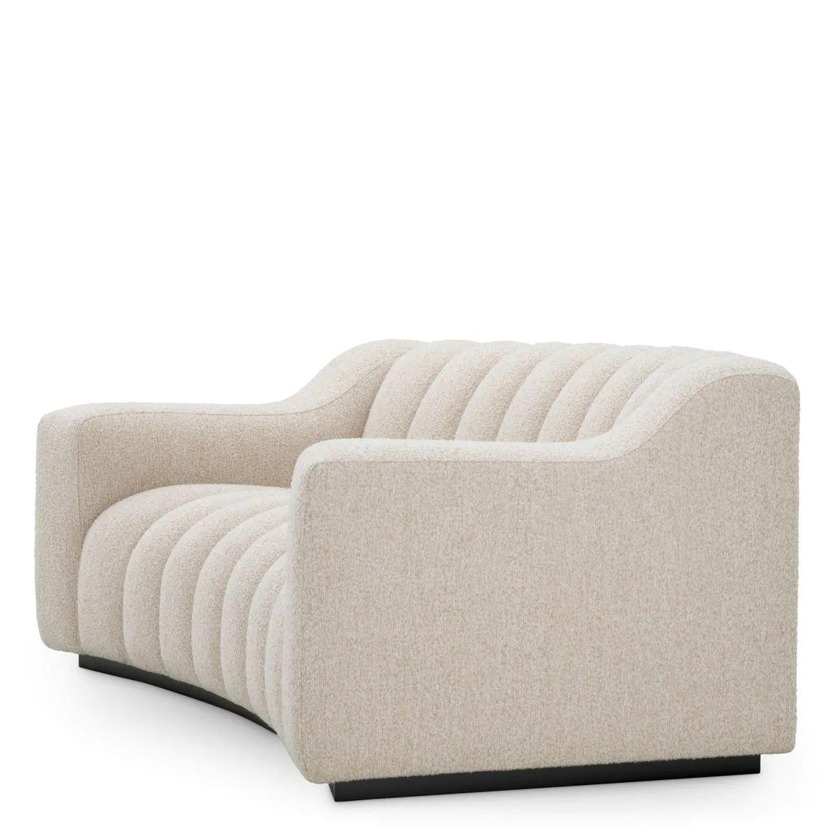 Sofá - Tela beige con base negra en Bueno estado para la venta en Saint-Ouen, FR