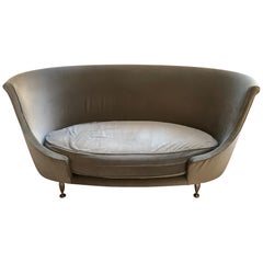 Sofa / Bench in Shaved Velvet Moroso