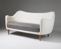 Sofá Bo64 Diseñado por Finn Juhl para Bovirke, Dinamarca, años 40