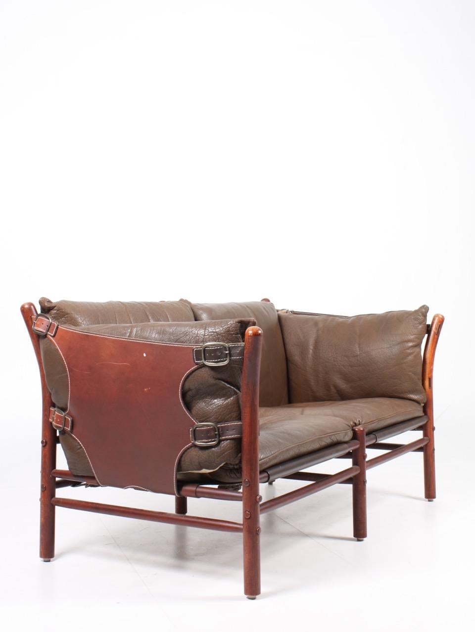 Leather Sofa by Arne Norell