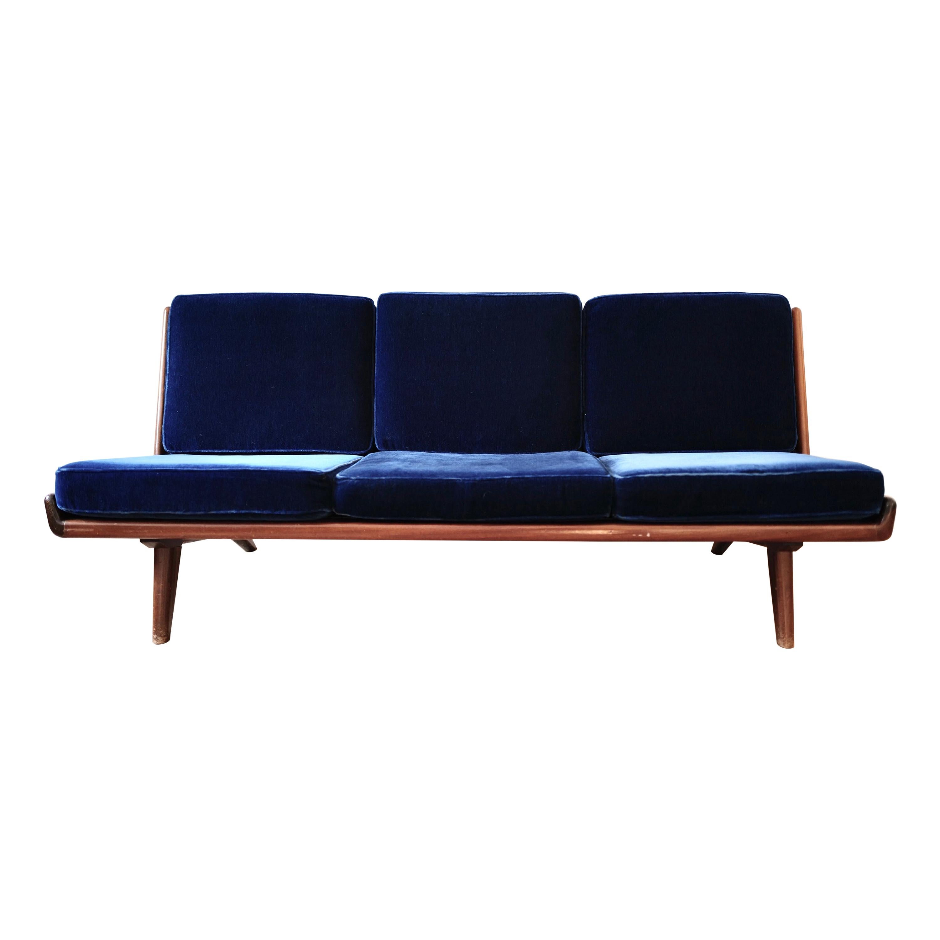 Sofa by Carl Gustav Hiort af Ornäs for Puunveisto OY, Finland, 1950s For Sale