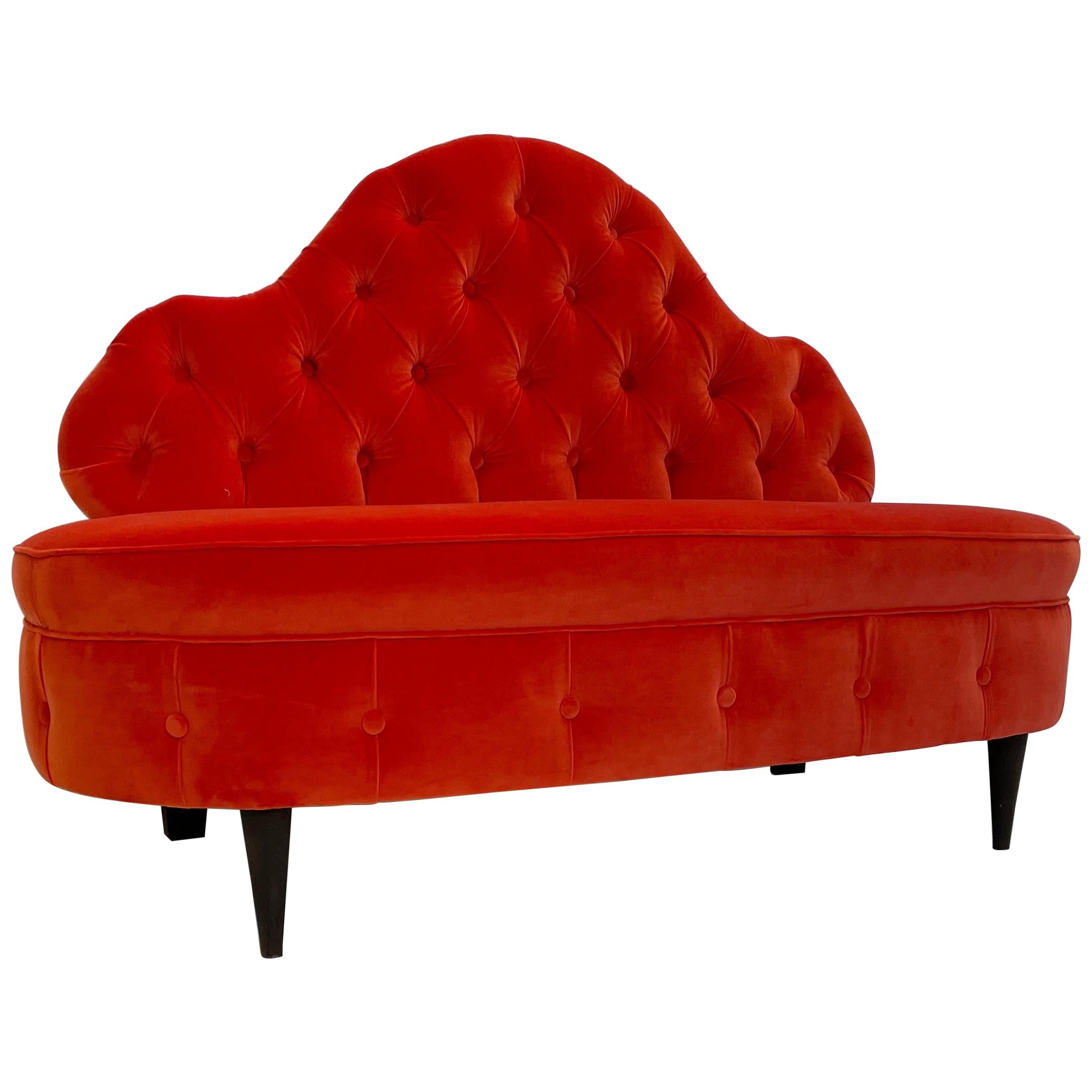 Modernes Sofa aus der Mitte des Jahrhunderts von Cesare Lacca, Italien, 1950er Jahre