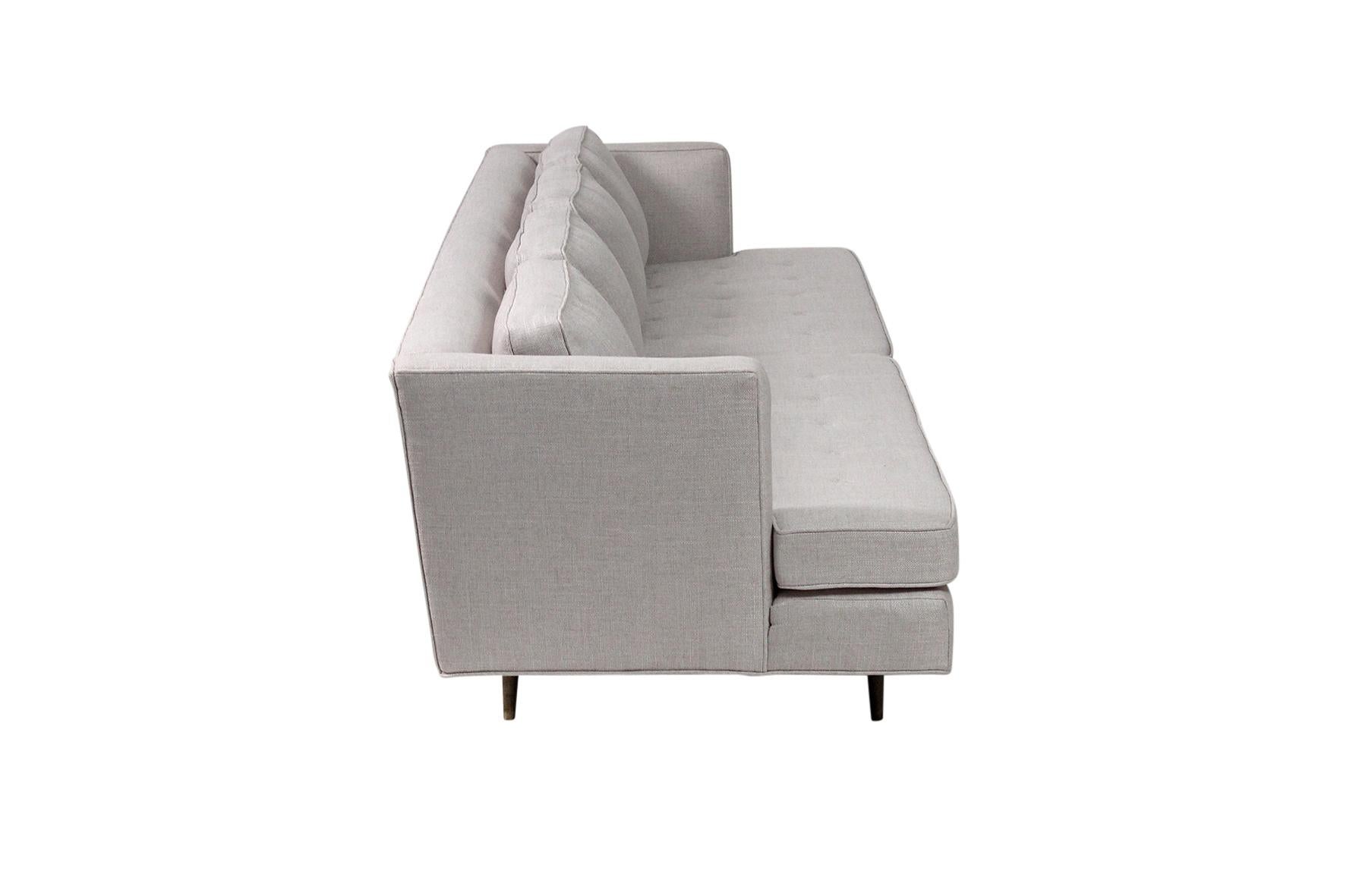 Mid-Century Modern Sofa by Edward Wormley for Dunbar, Model 4906 with Brass Legs