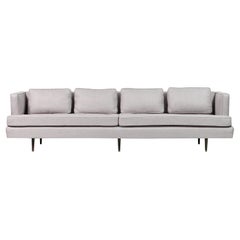Sofa by Edward Wormley for Dunbar, Model 4906 with Brass Legs