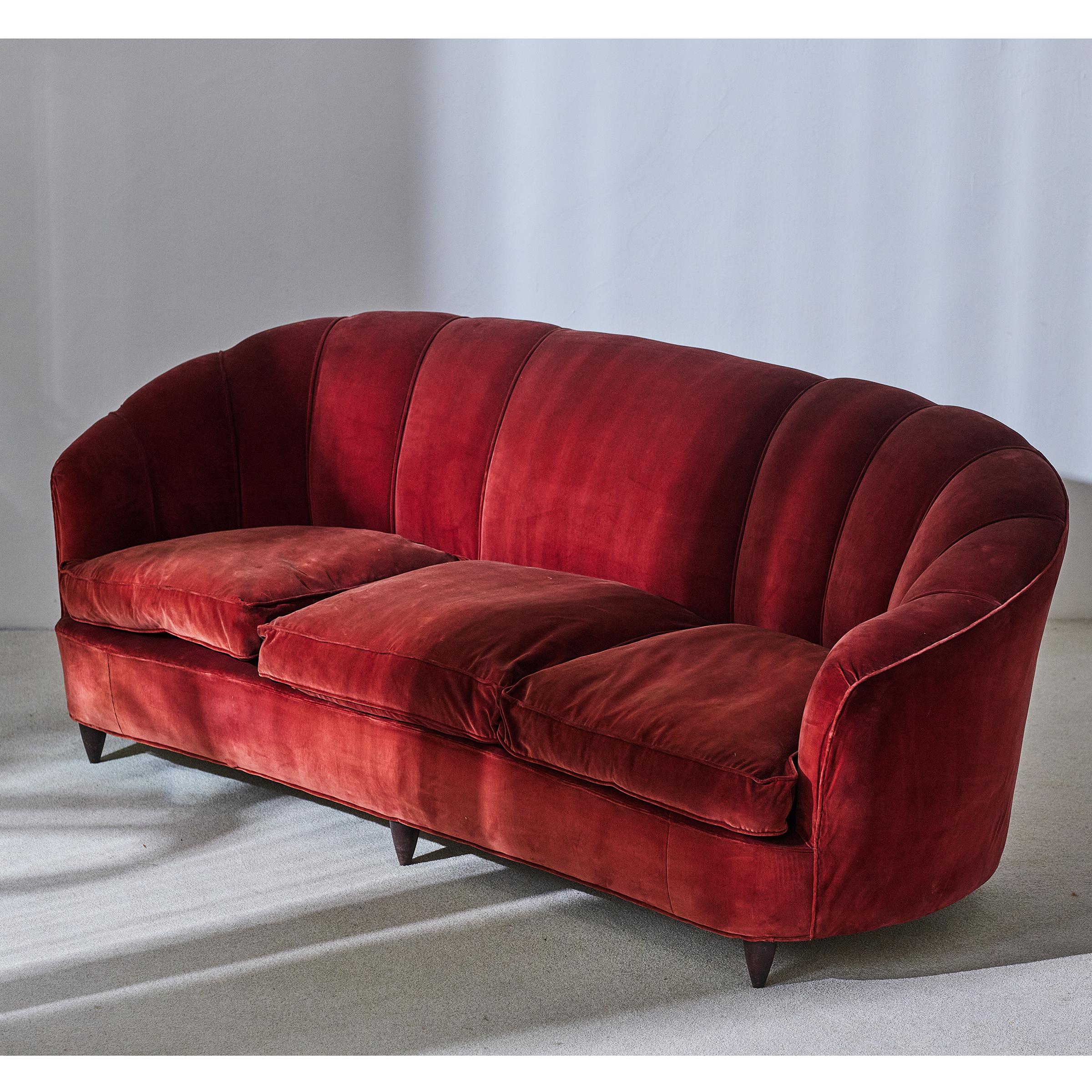 Italian Sofa by Gio Ponti for Casa e Giardino Italy 1936