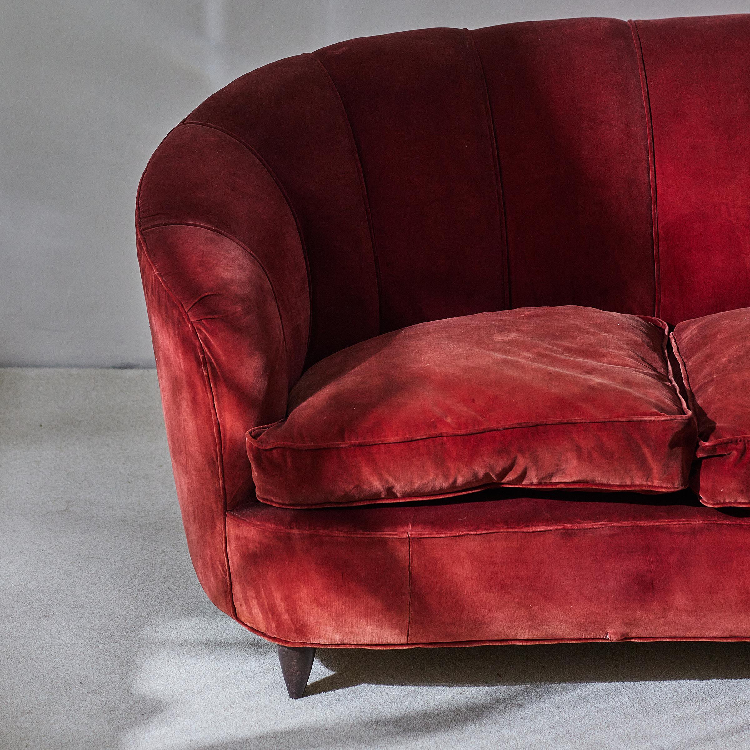 Sofa by Gio Ponti for Casa e Giardino Italy 1936 In Good Condition In Debrecen, HU
