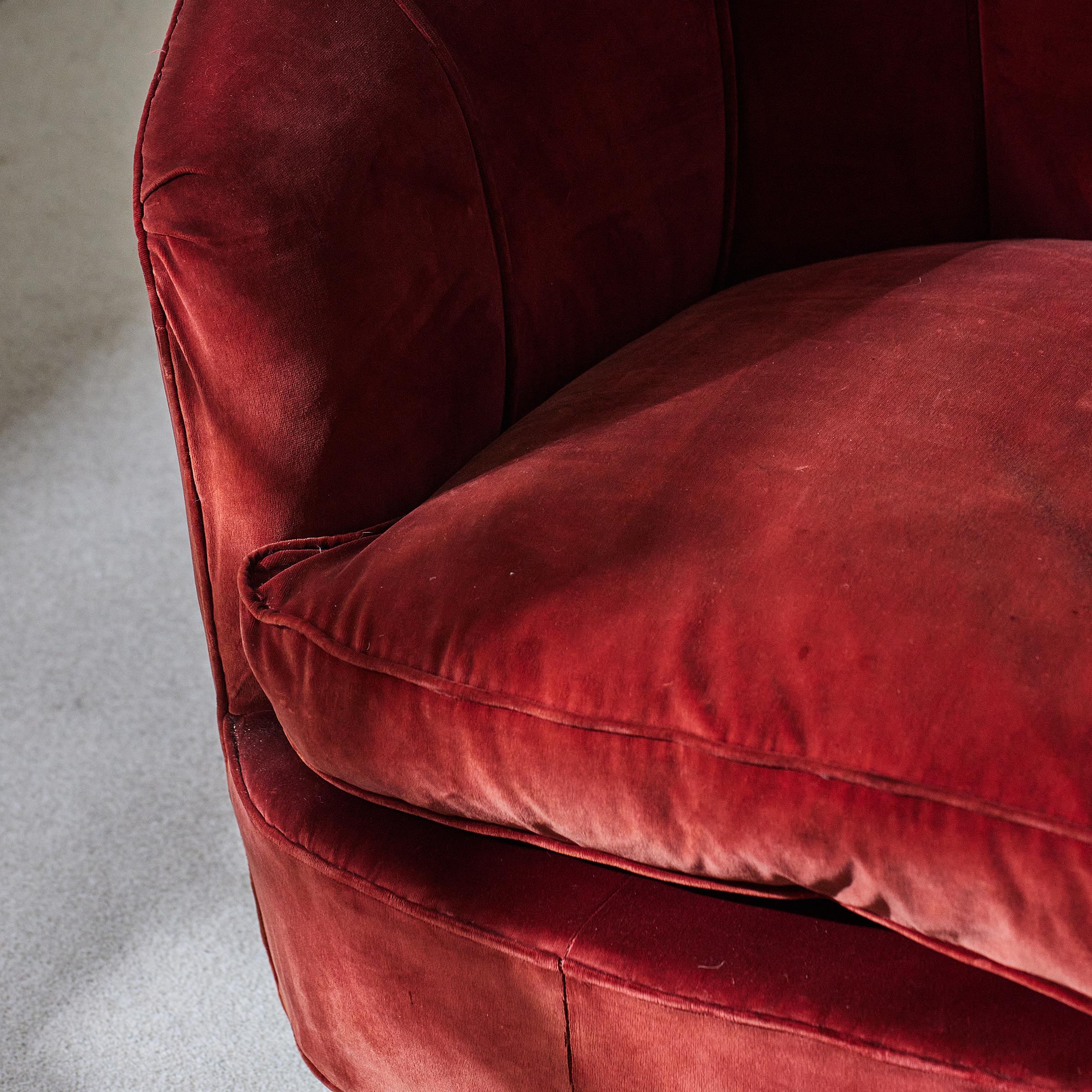 Mid-20th Century Sofa by Gio Ponti for Casa e Giardino Italy 1936