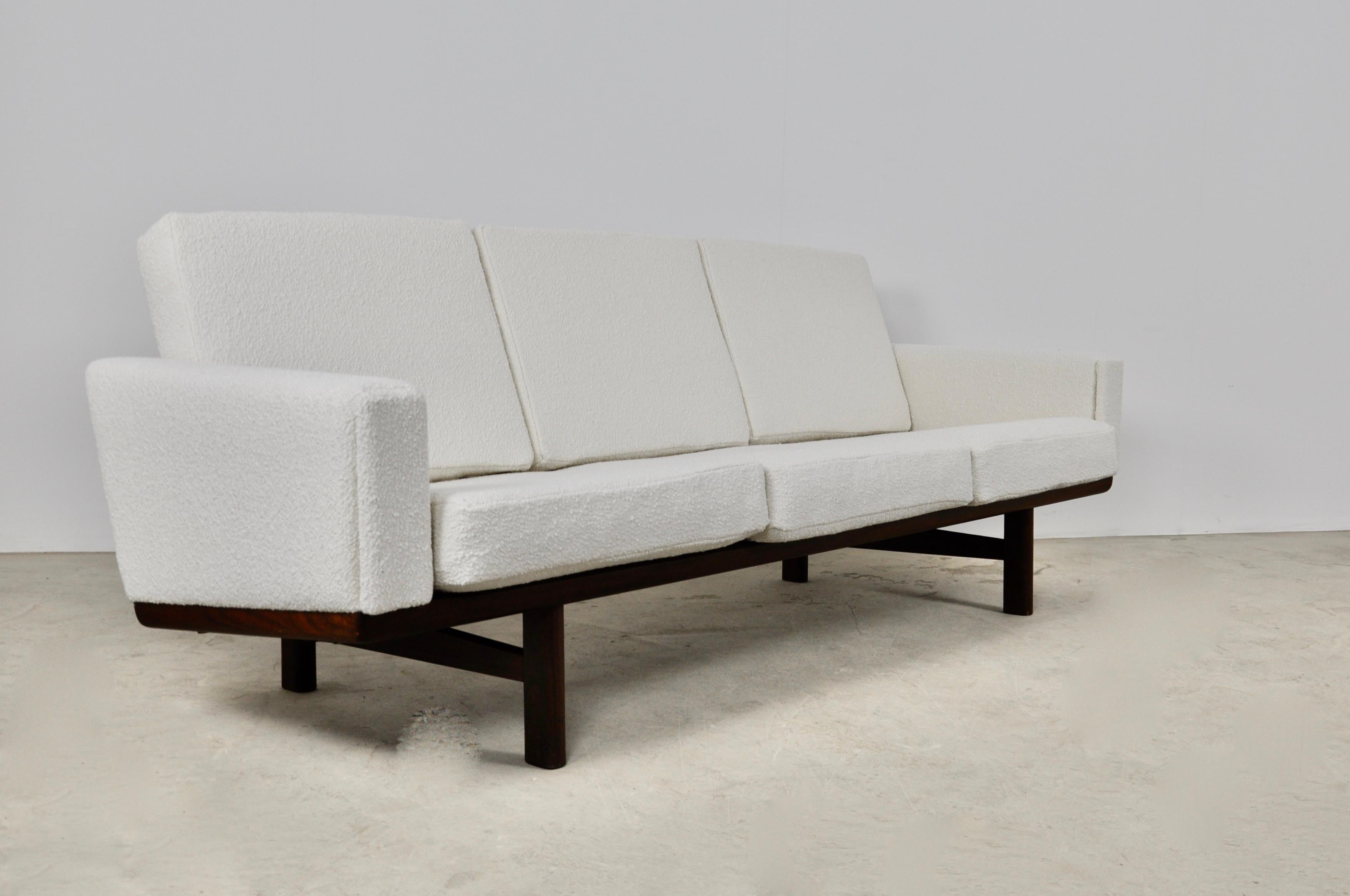 Fabric Sofa by Hans J. Wegner for GETAMA, 1960s