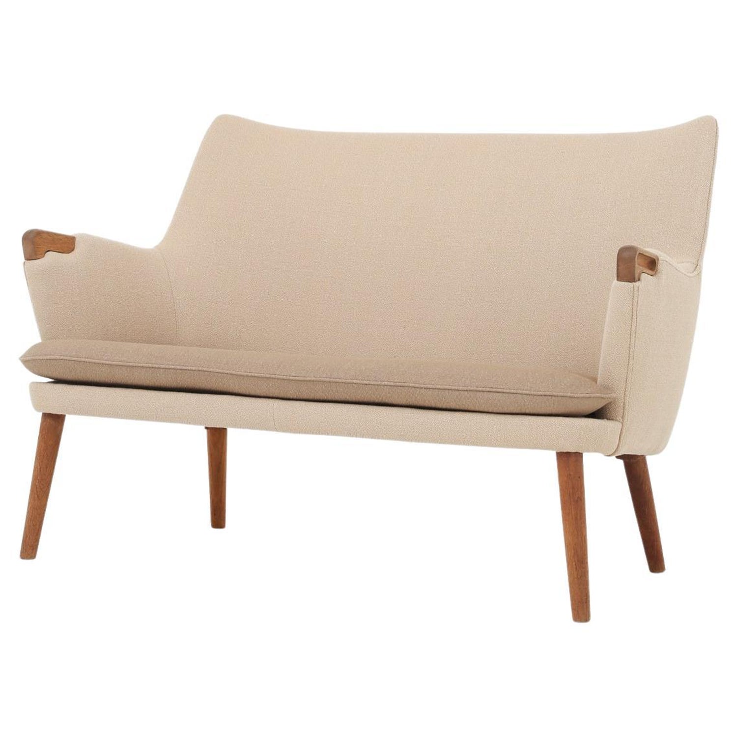 Upholstered Sofa by Hans J. Wegner For Sale at 1stDibs