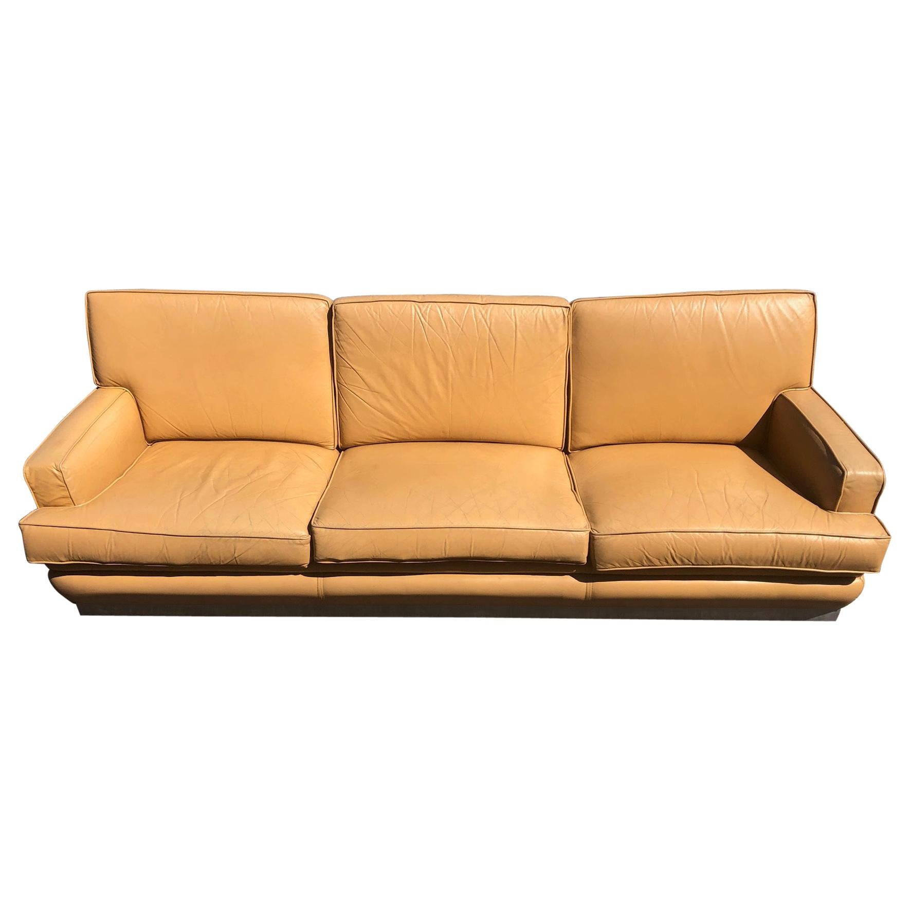 Sofa by Jacques Charpentier, circa 1970s For Sale