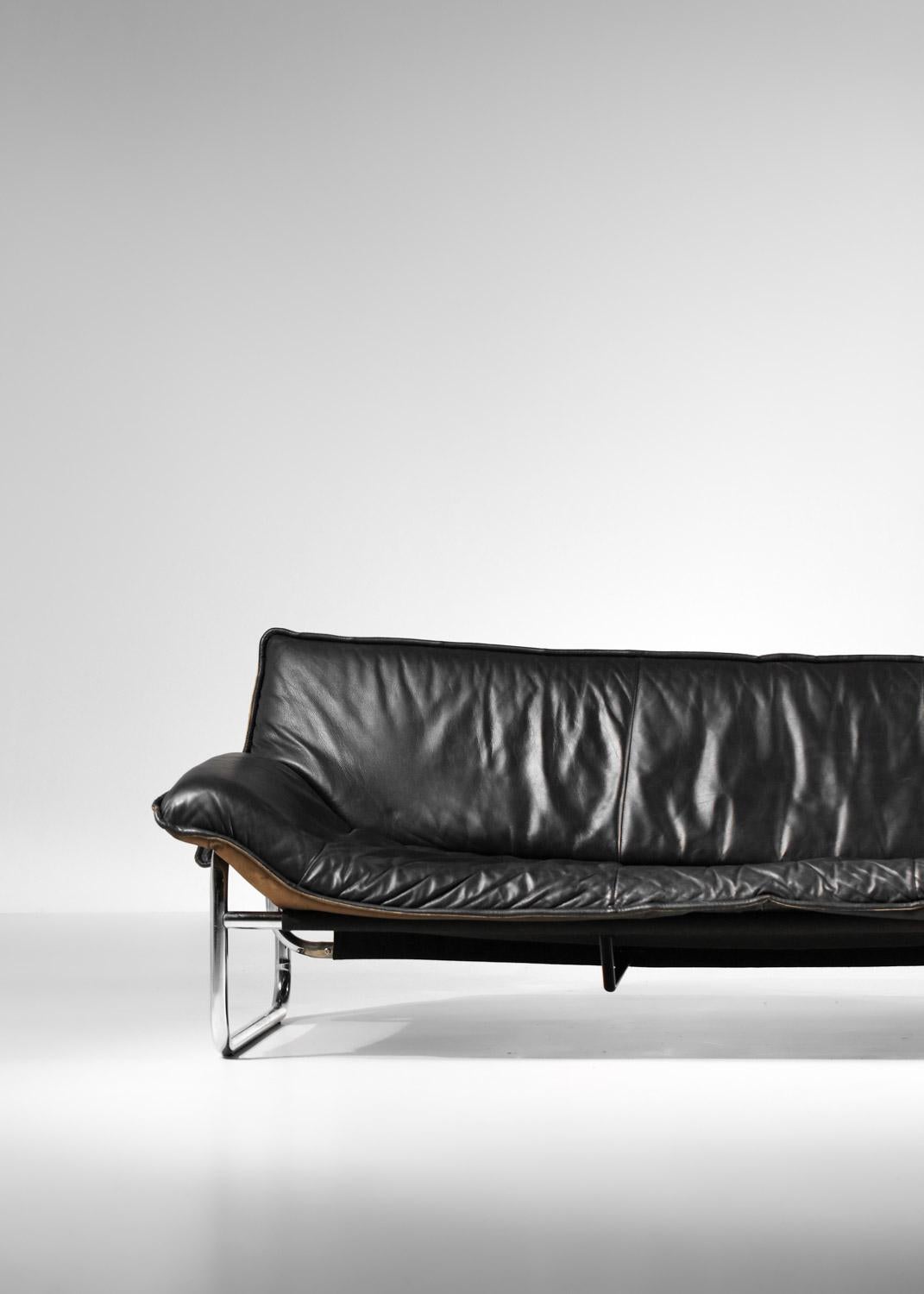 ikea leather sofa