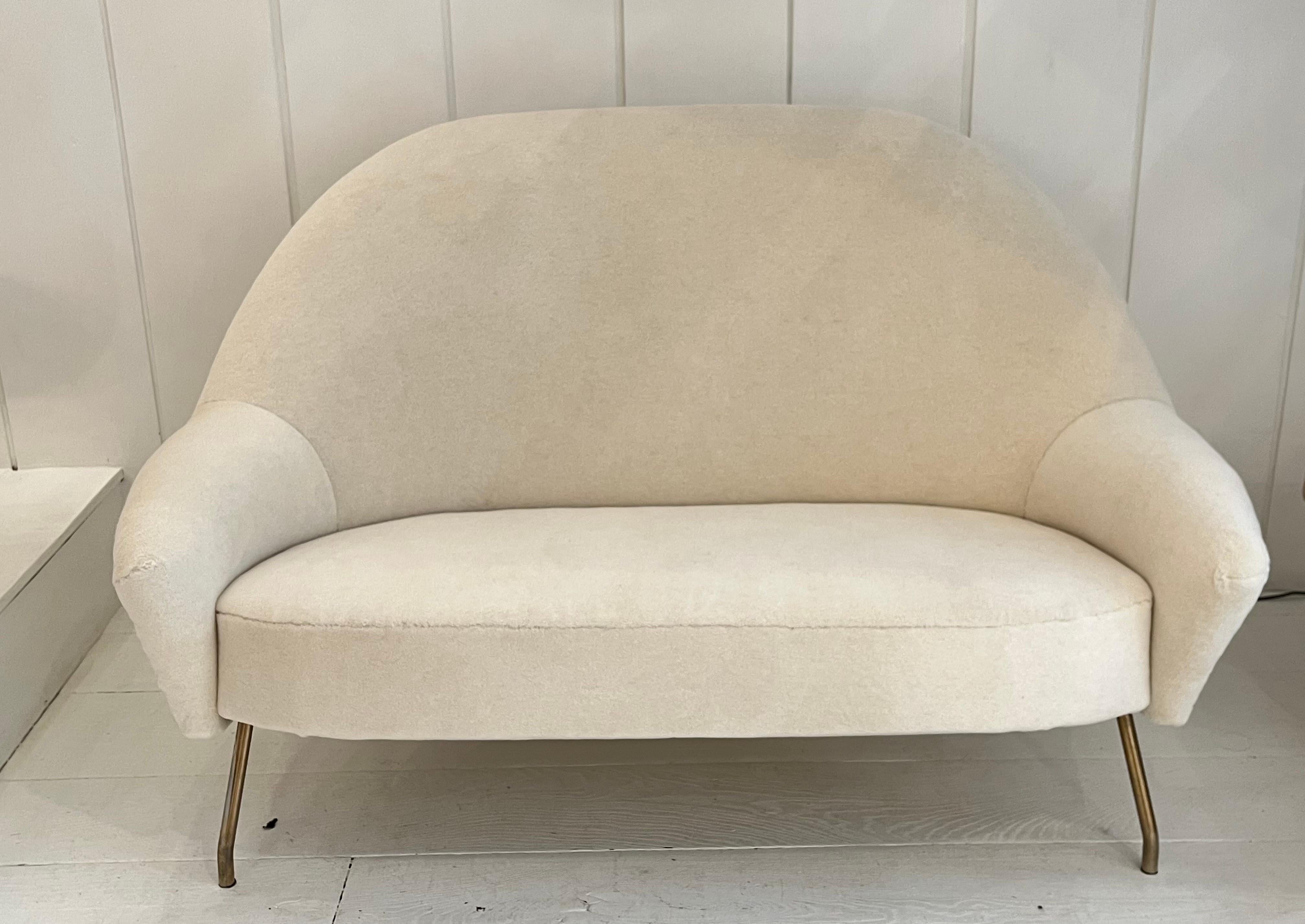 Mid-20th Century Sofa by Joseph Andre Motte
