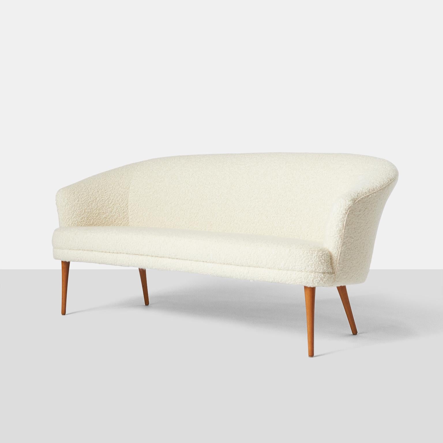 Sofa by Kerstin Horlin Holmquist for Nordiska Komaniet .
An extremely rare sofa designed by Kerstin Horlin Holmquist for Nordiska Kompaniet. The sofa was designed for the 