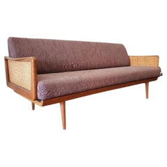 Sofa by Peter Hvidt and Orla Mølgaard-Nielsen for John Stuart Woven Cane Panels