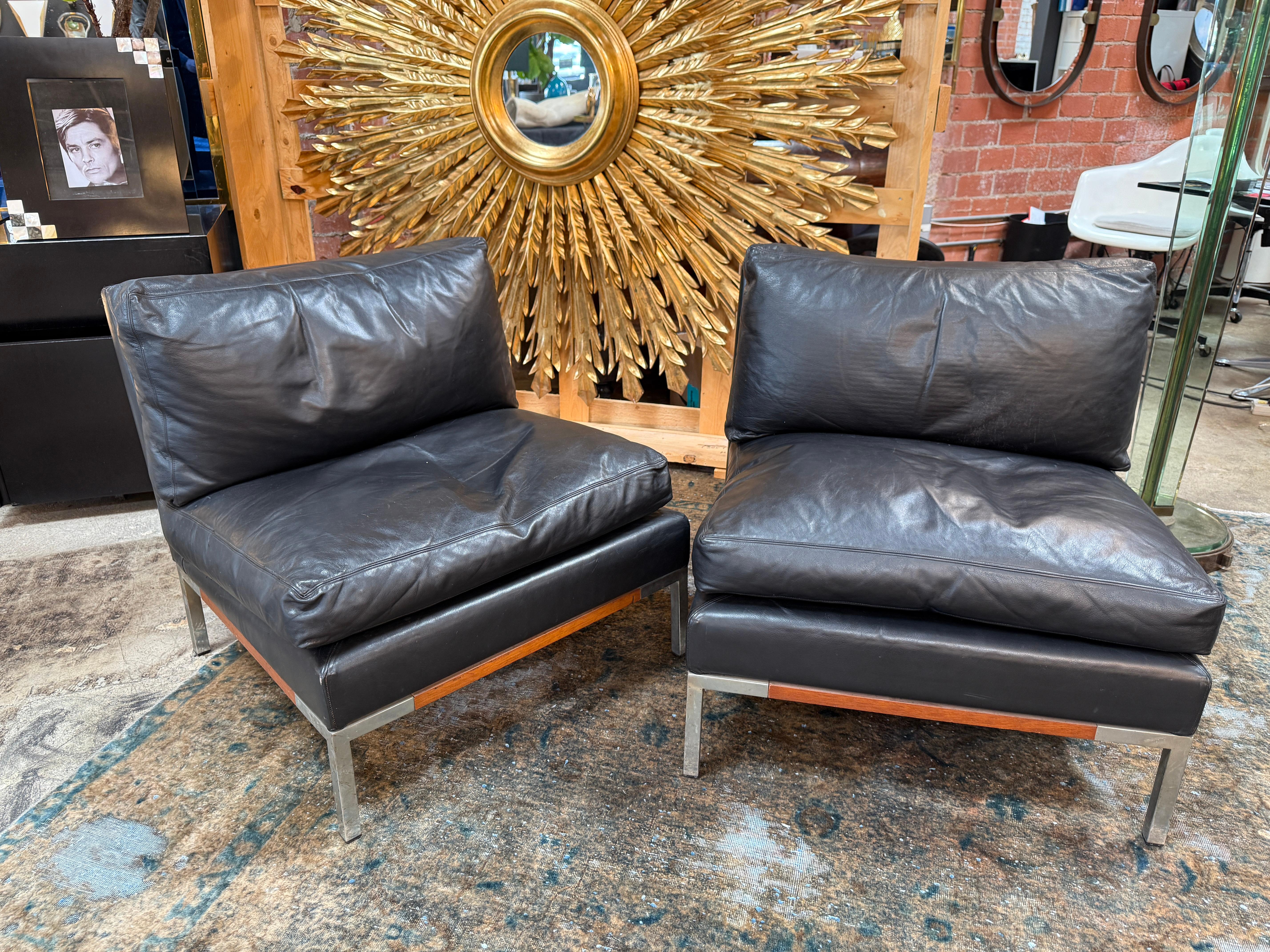 Sofa von Pizzetti, Set - Sofa und zwei Sessel aus Leder. Italien 70er Jahre im Angebot 6