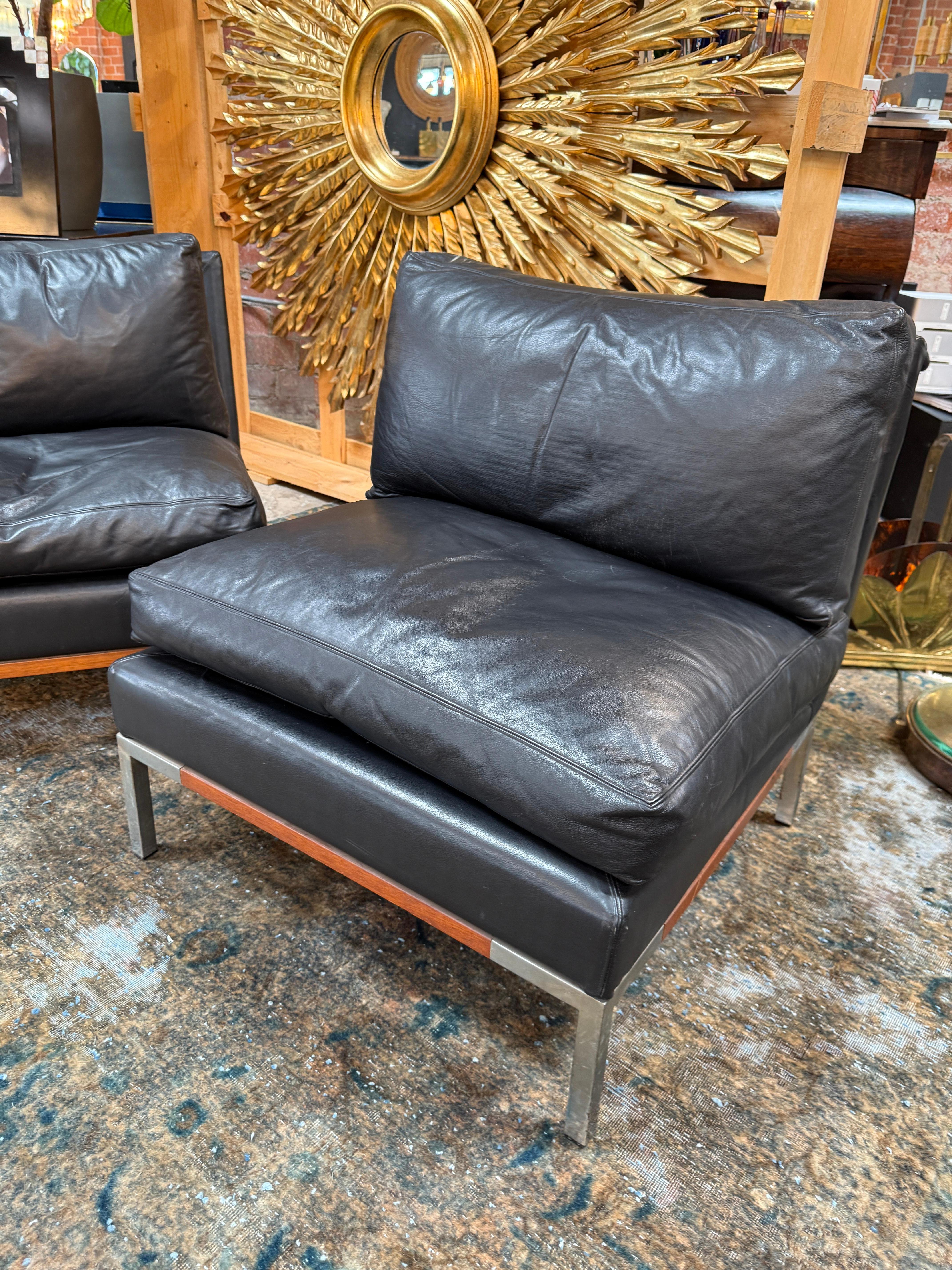 Sofa von Pizzetti, Set - Sofa und zwei Sessel aus Leder. Italien 70er Jahre im Angebot 8