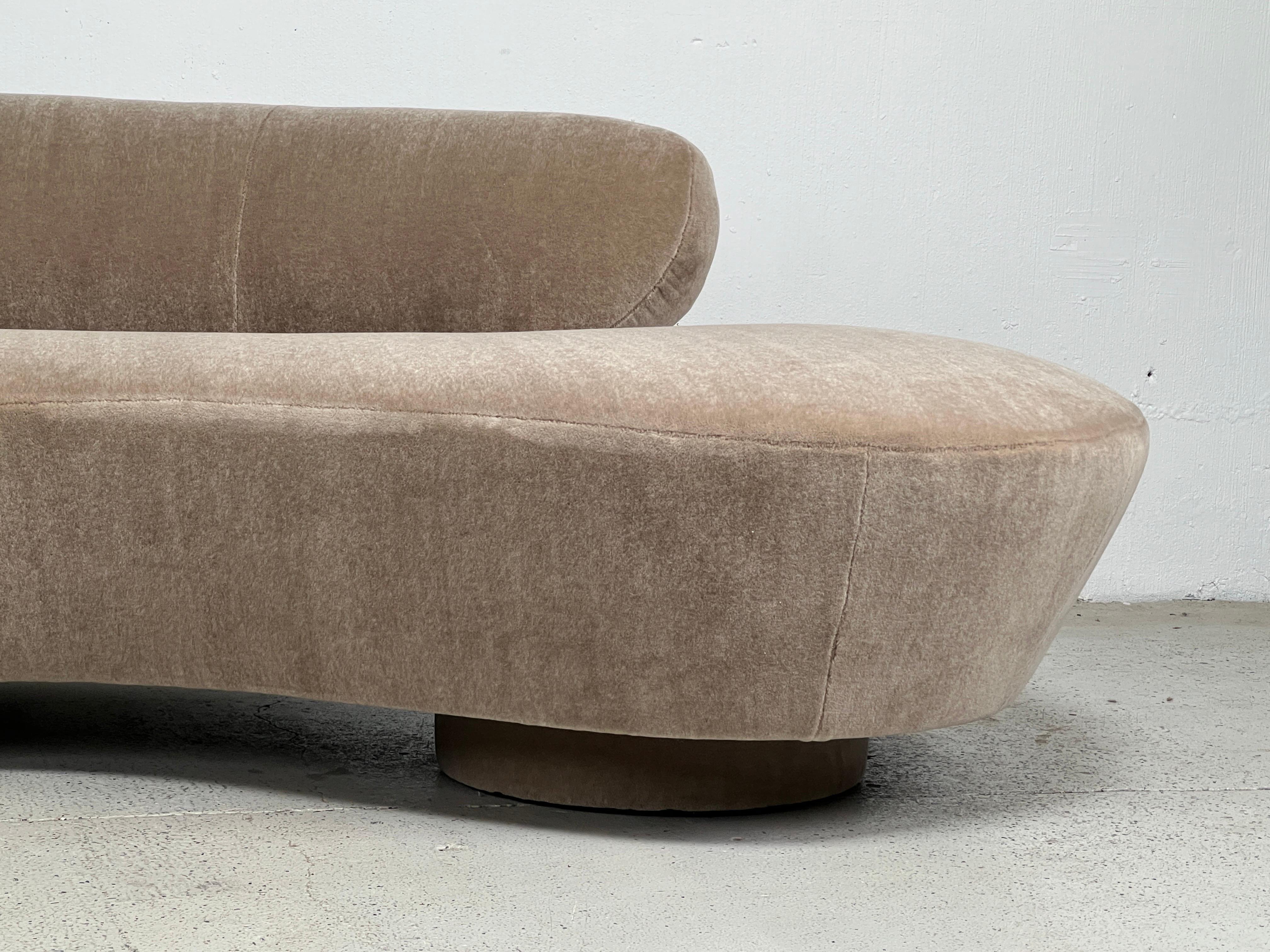 Mohair Sofa by Vladimir Kagan for Directional
