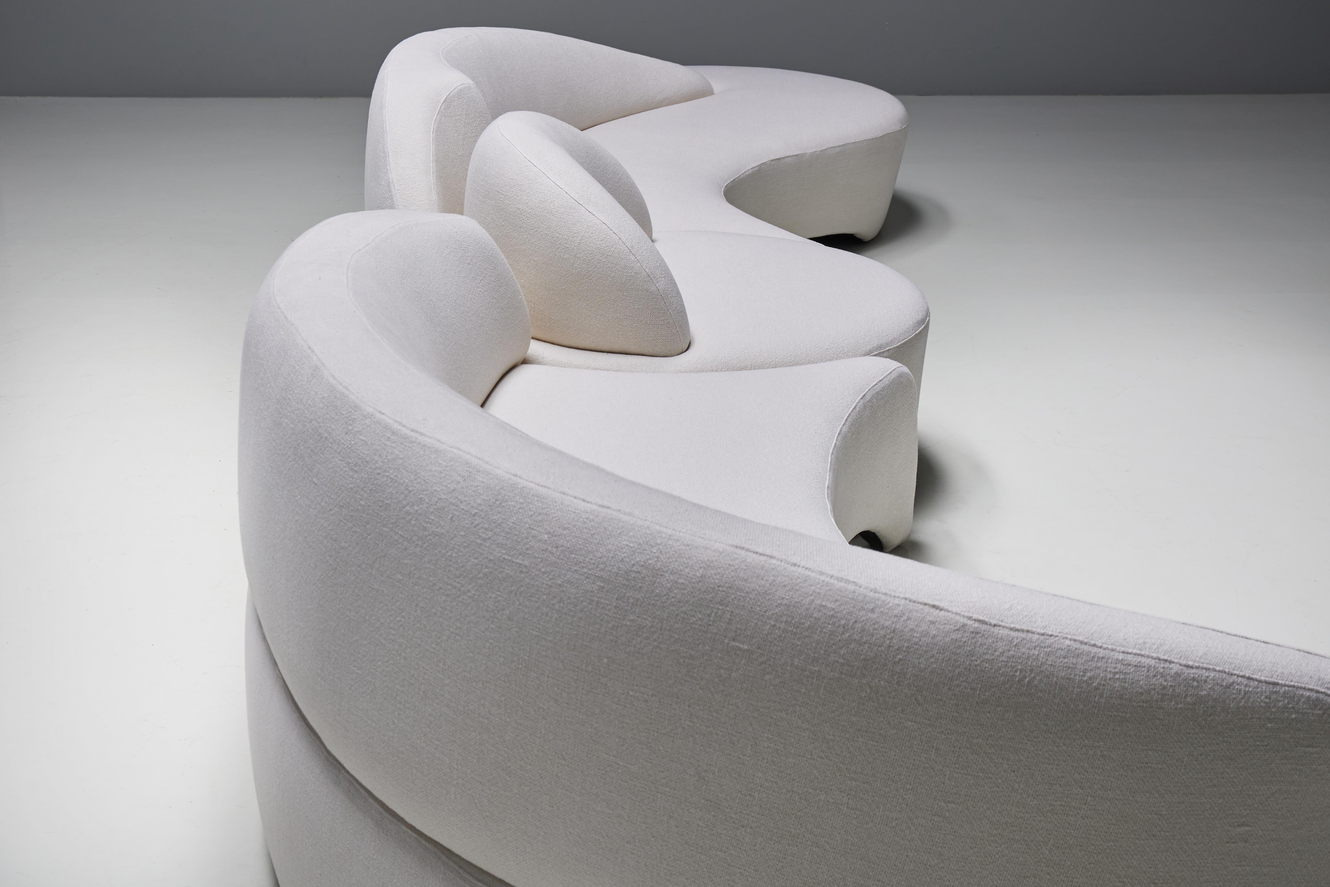 Sofá de Vladimir Kagan para Roche Bobois, Francia, 2003 en venta 6