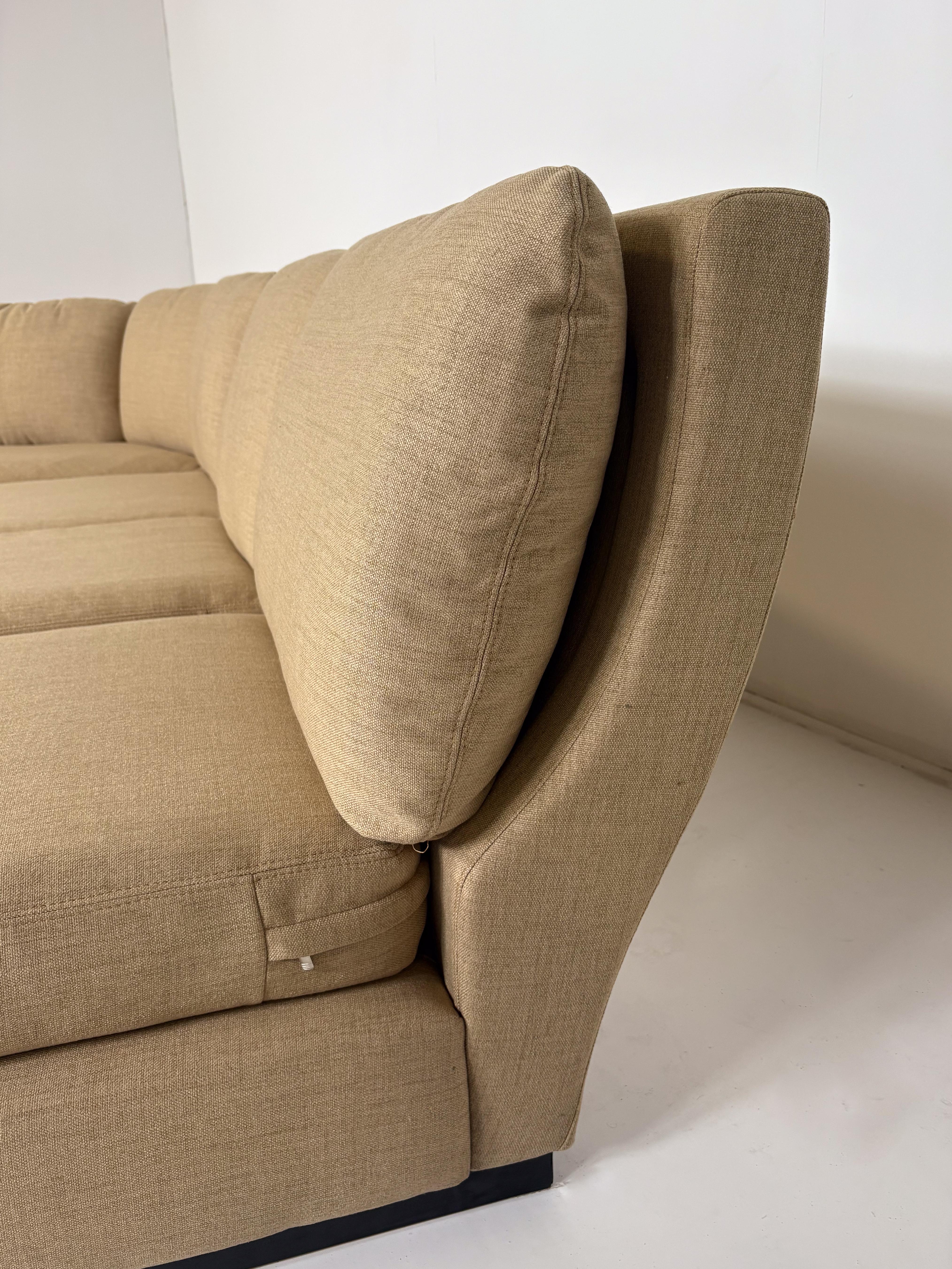 Sofa von Willy Rizzo für Mario Sabot, Italien, 1970er Jahre (Moderne der Mitte des Jahrhunderts) im Angebot