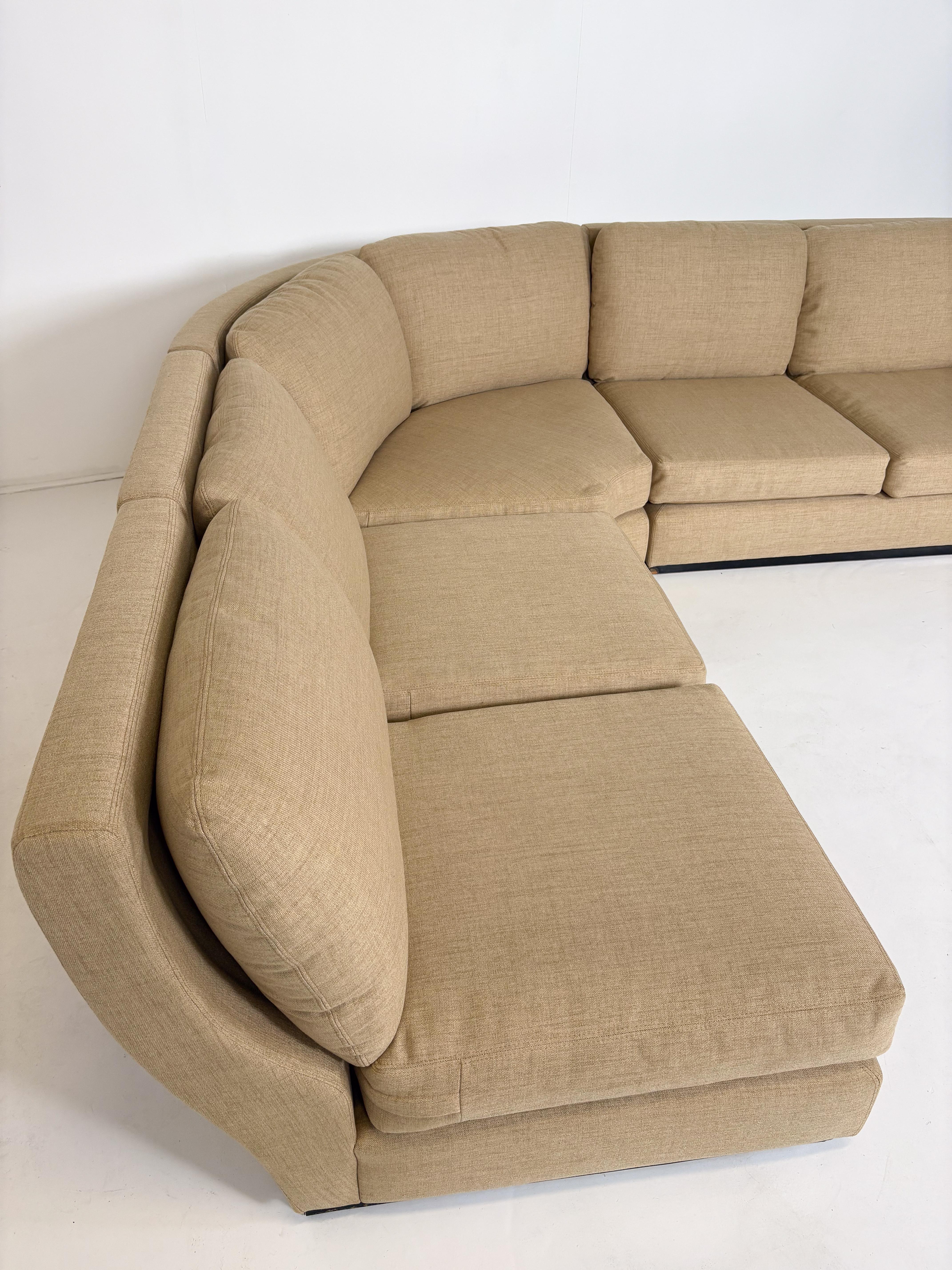 Sofa von Willy Rizzo für Mario Sabot, Italien, 1970er Jahre (Ende des 20. Jahrhunderts) im Angebot