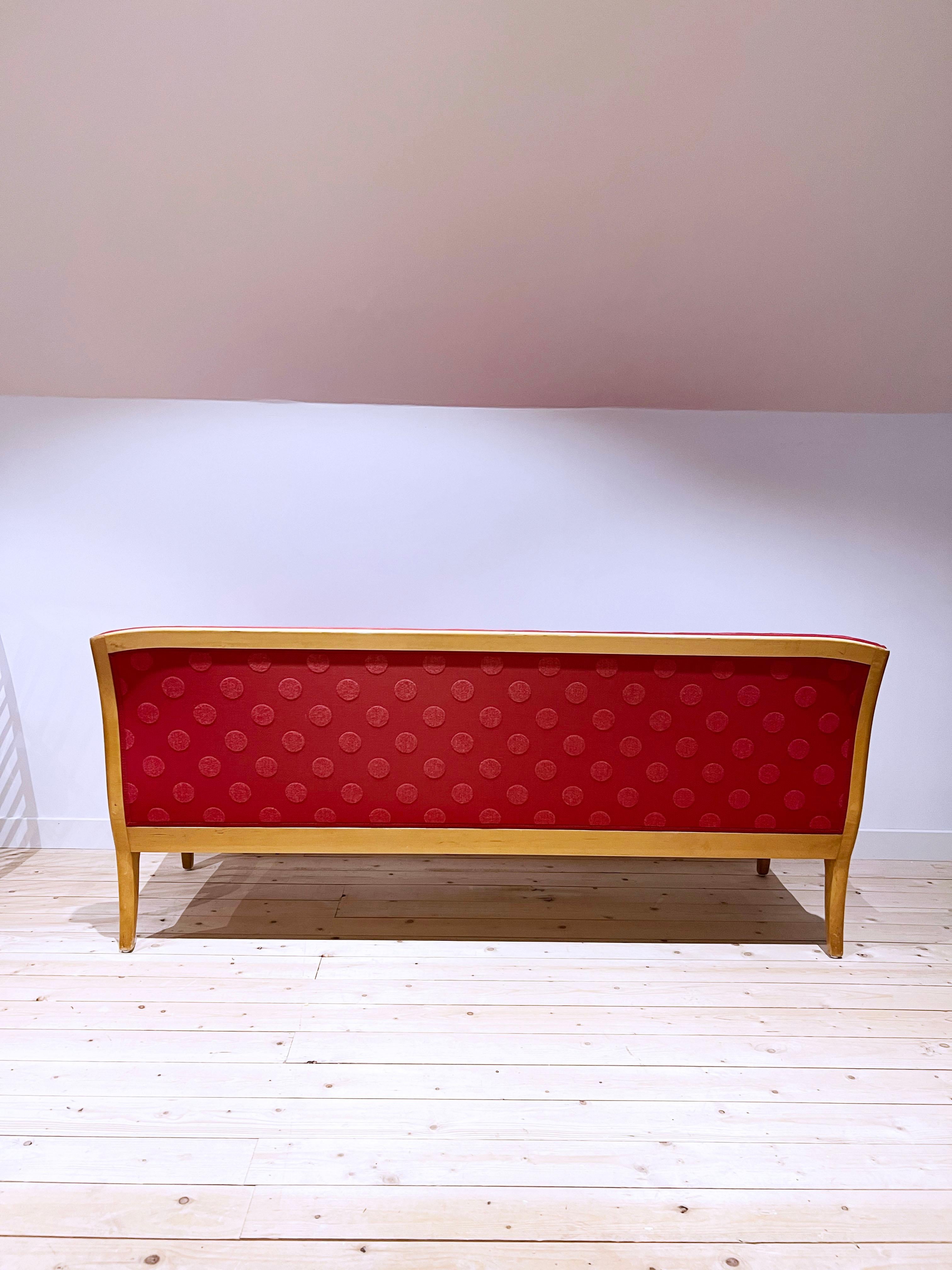 Mid-20th Century Swedish Modern Sofa by Carl Malmsten 1940's For Sale
