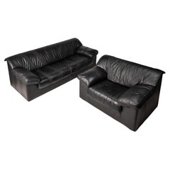 Set di divani e sedie di Natuzzi Attribuito a Pierluigi Cerri, Italia, anni '90 ca.