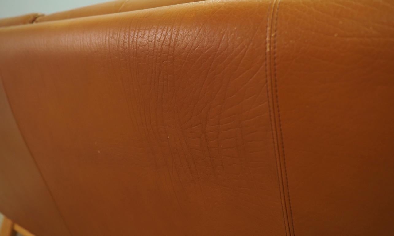 Sofa Classic Leather Danish Design Midcentury 4