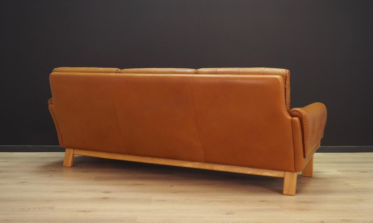 Sofa Classic Leather Danish Design Midcentury 1