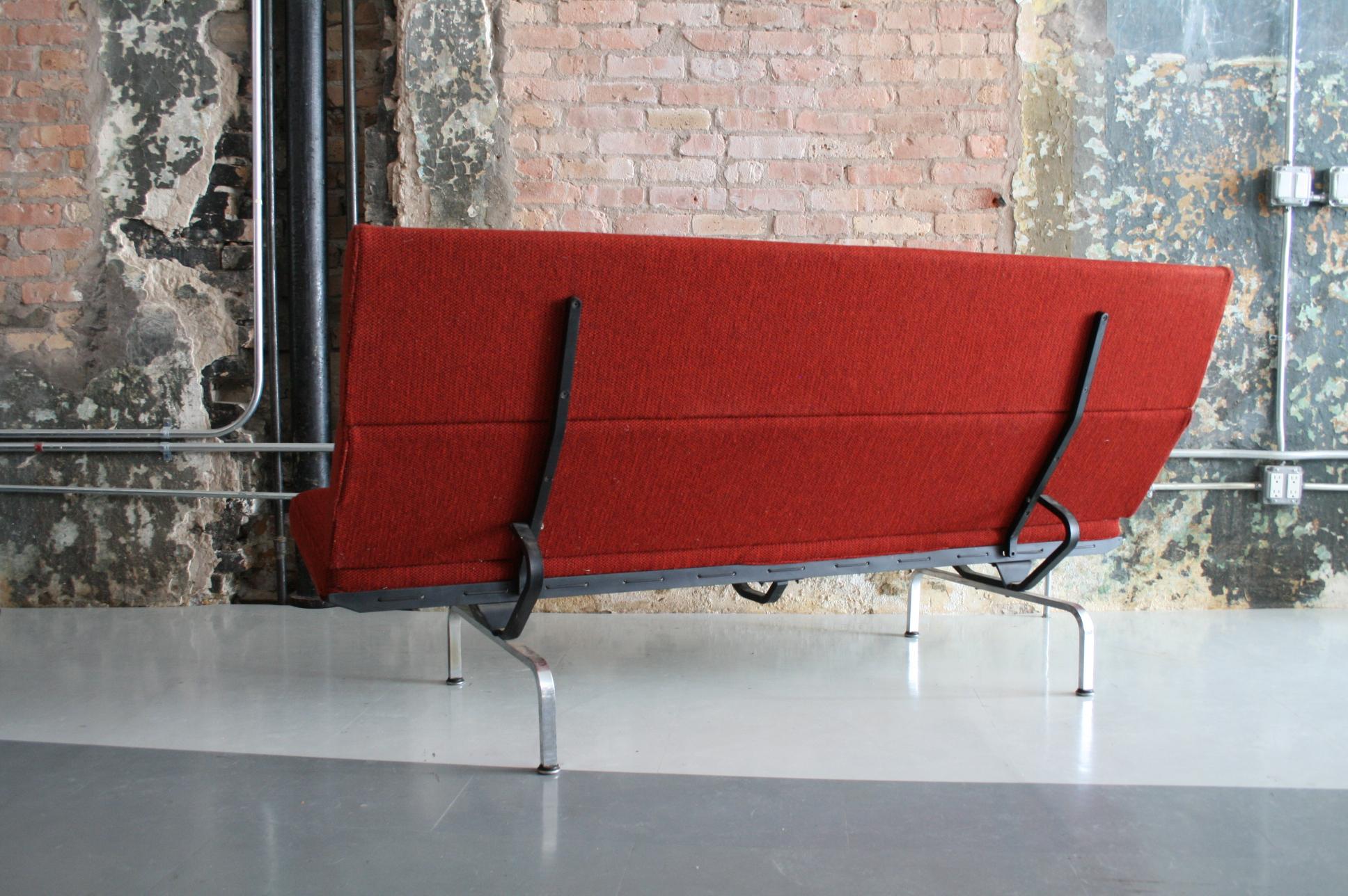 Steel Sofa Compact by Ray and Charles Eames for Herman Miller