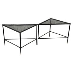 Sofa Corner tables by Mathieu Matégot - 1950s