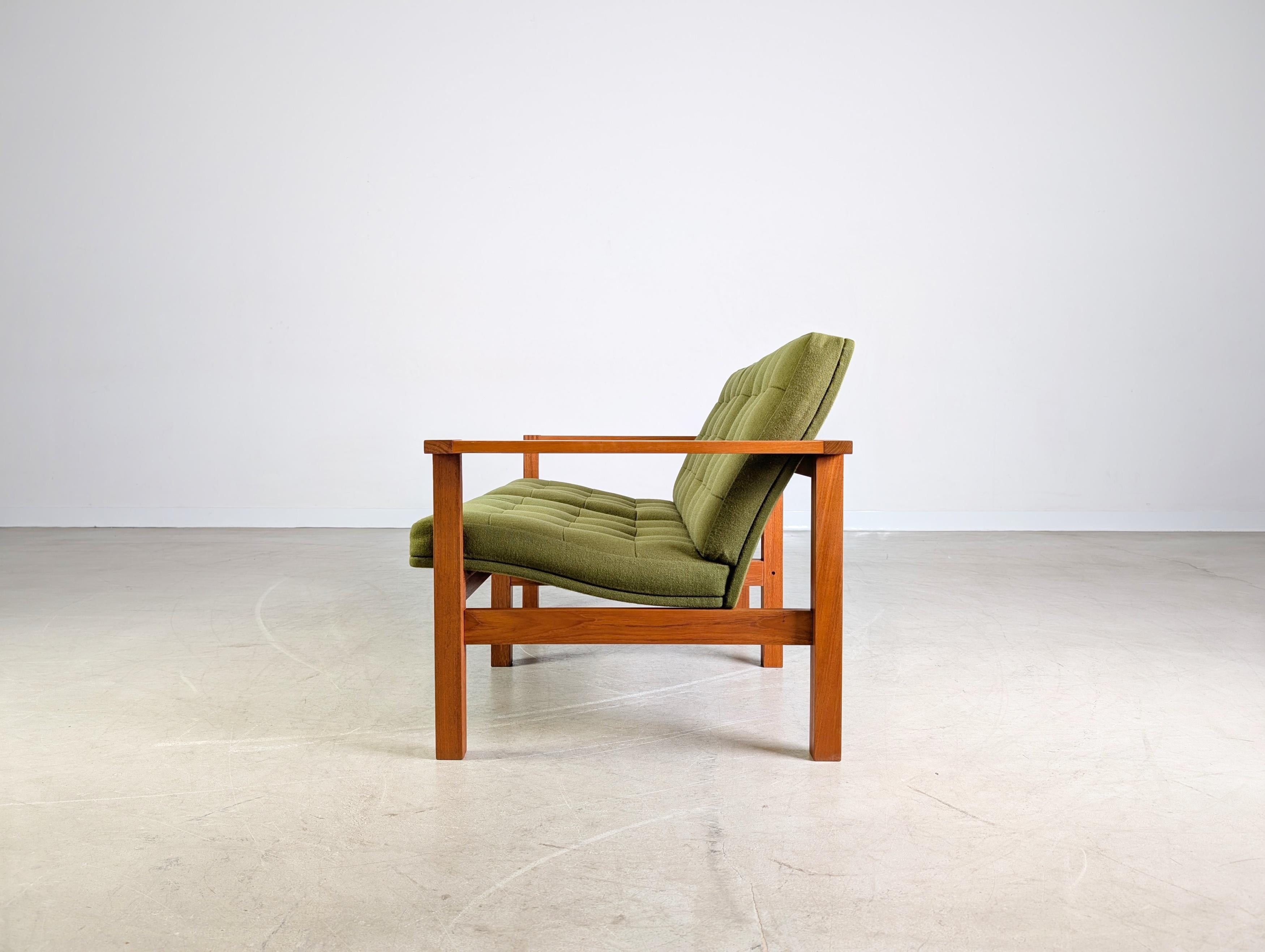 Sofá Couch France & Søn Ole Gjerlov Knudson Torben Lind Teca en Bueno estado para la venta en Berlin, DE