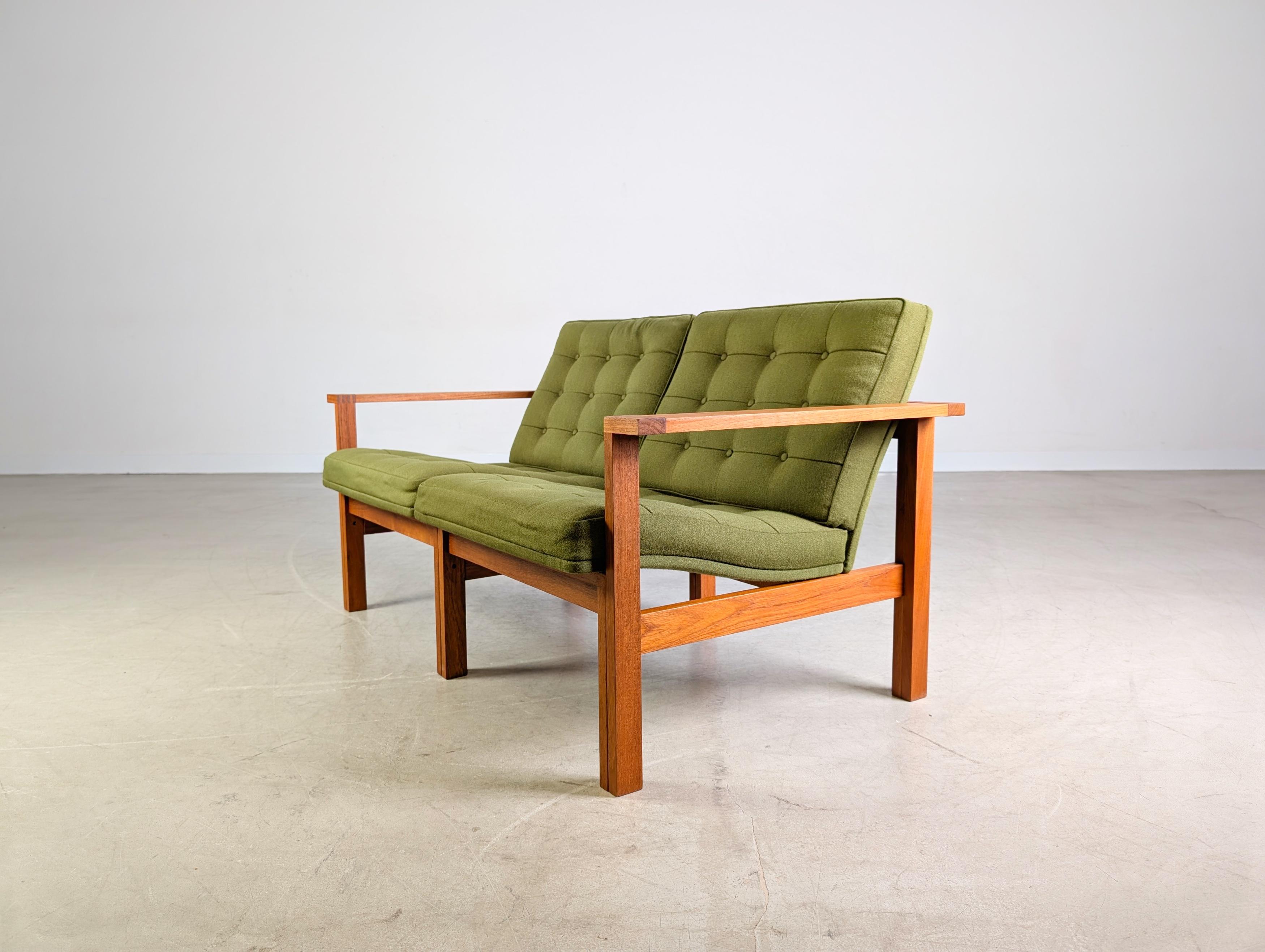 Sofá Couch France & Søn Ole Gjerlov Knudson Torben Lind Teca Tela en venta