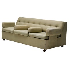 Sofa Daybed in Green Upholstery, Seng Company, Germany, 1930s