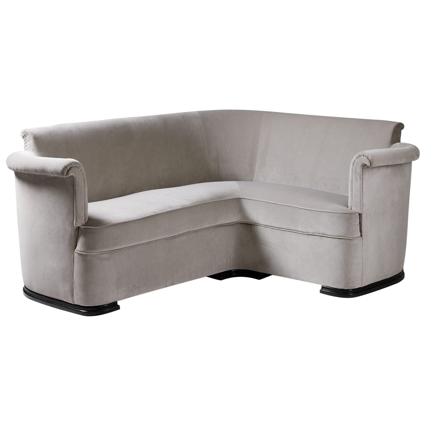 Sofa entworfen von Axel Einar Hjorth für Nordiska Kompaniet, Schweden, 1930er Jahre