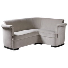 Sofa entworfen von Axel Einar Hjorth für Nordiska Kompaniet, Schweden, 1930er Jahre