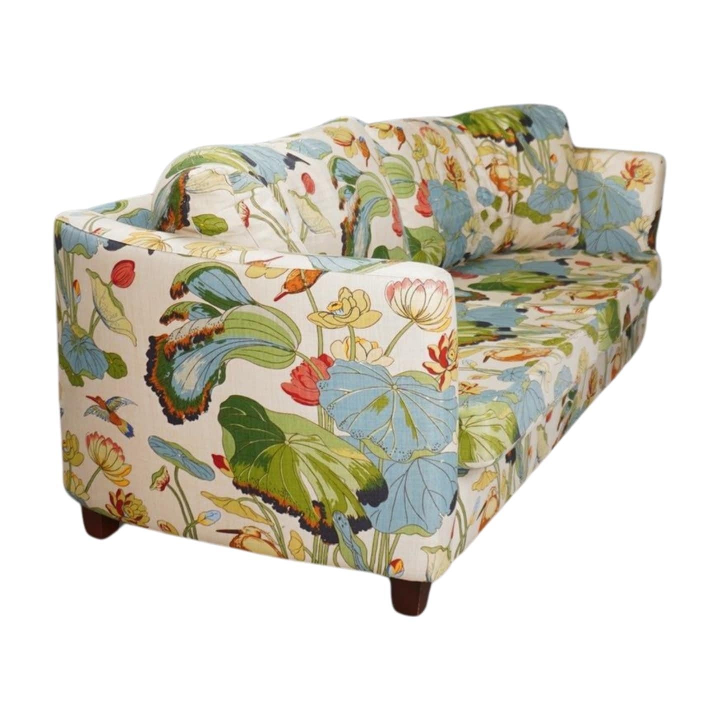 Sofa conçu par Josef Frank pour Svenskt Tenn en 1930, imprimé lotus en vente 3