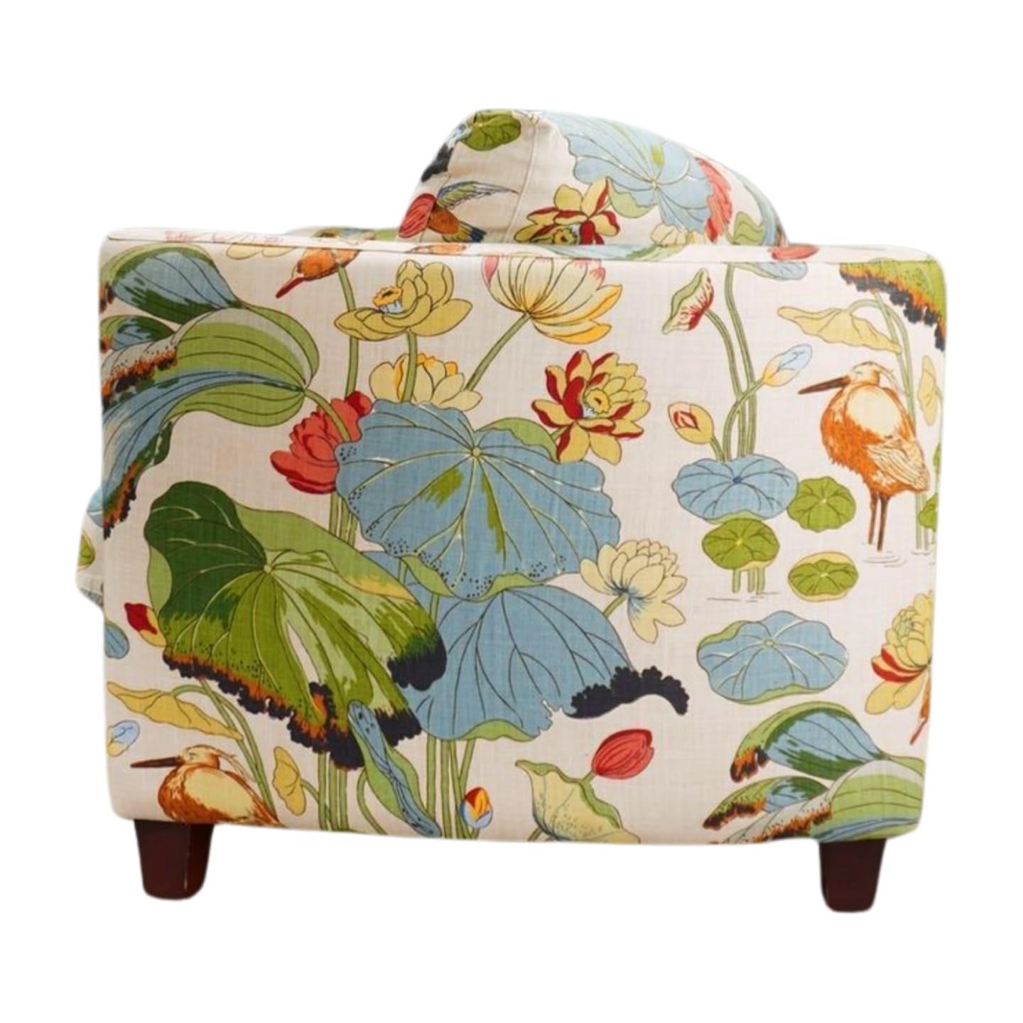 Sofa conçu par Josef Frank pour Svenskt Tenn en 1930, imprimé lotus Bon état - En vente à Basildon, London