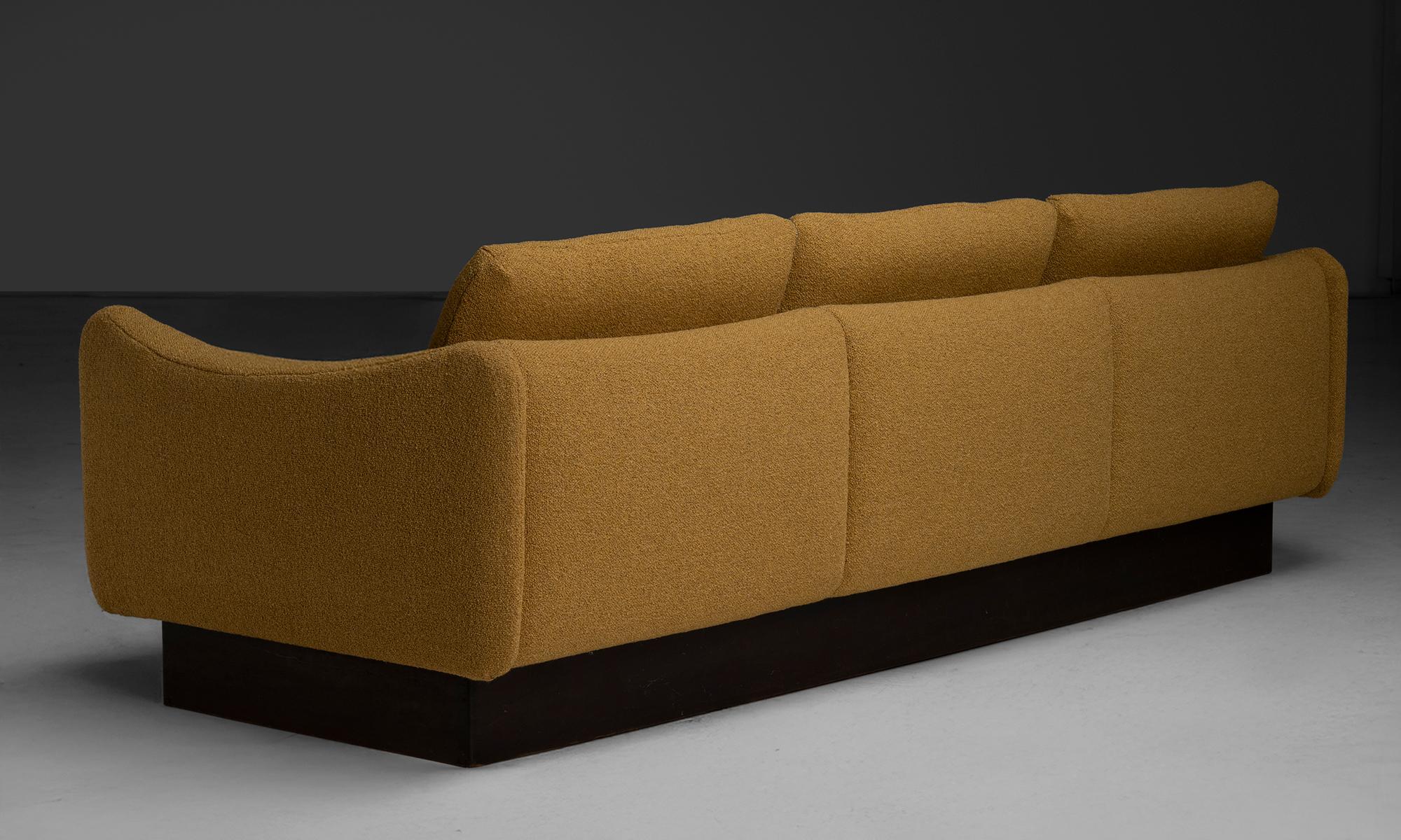 Bouclé Sofa, England circa 1960 For Sale