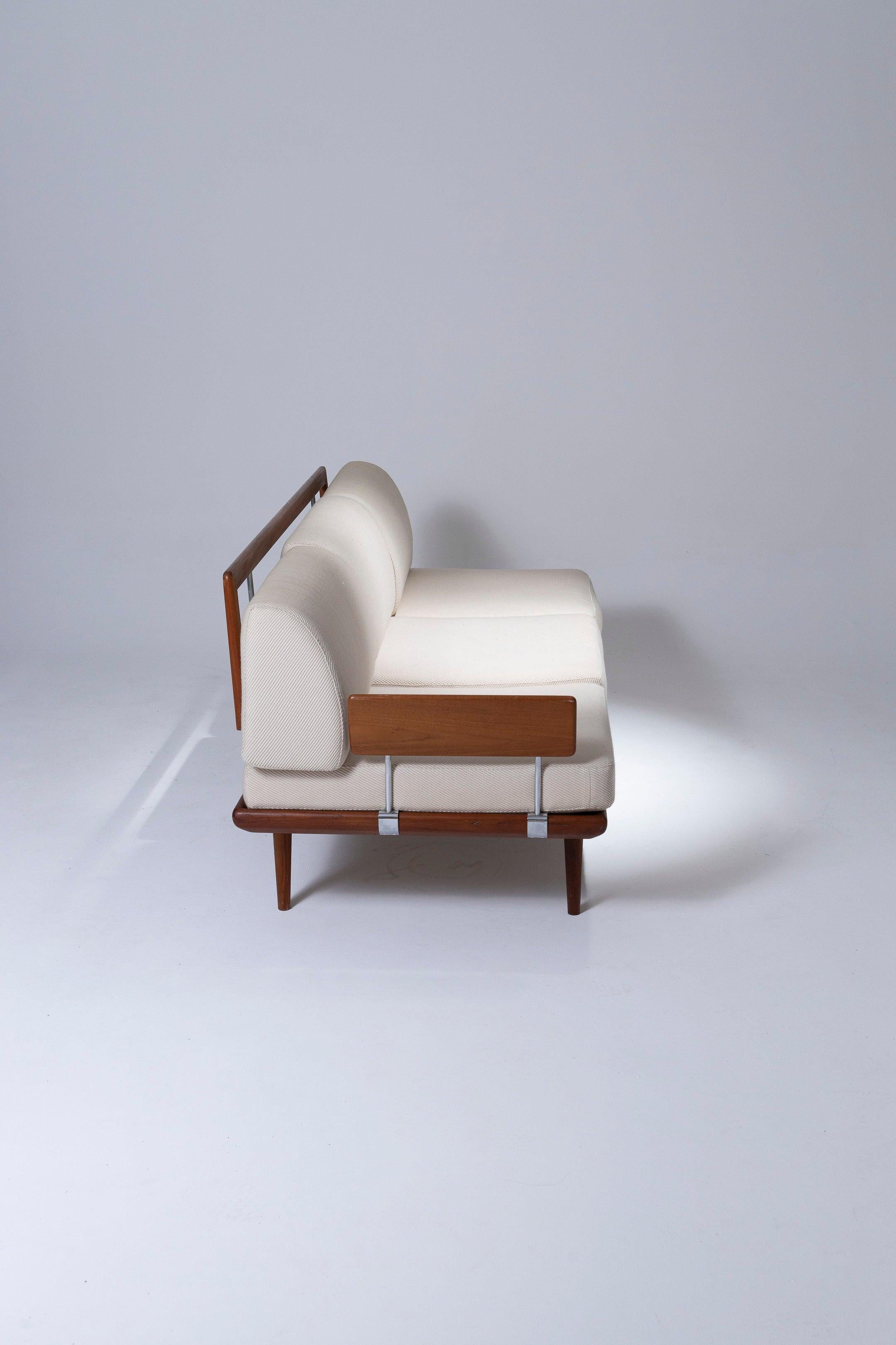Wood Sofa “FD417 Minerva” Peter Hvidt & Orla Molgaard-Nielsen