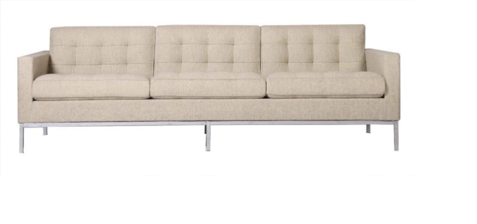 Late 20th Century Florence Knoll International, sofa 3 seats For Sale